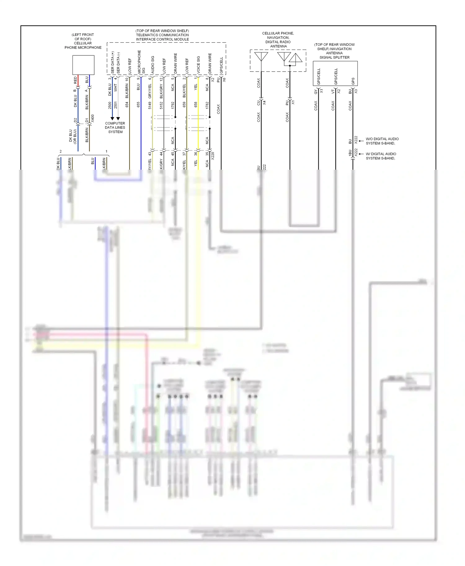 Chevrolet Impala IX (2006-2016) bk usb srl data wiring diagram  (1 of 2)