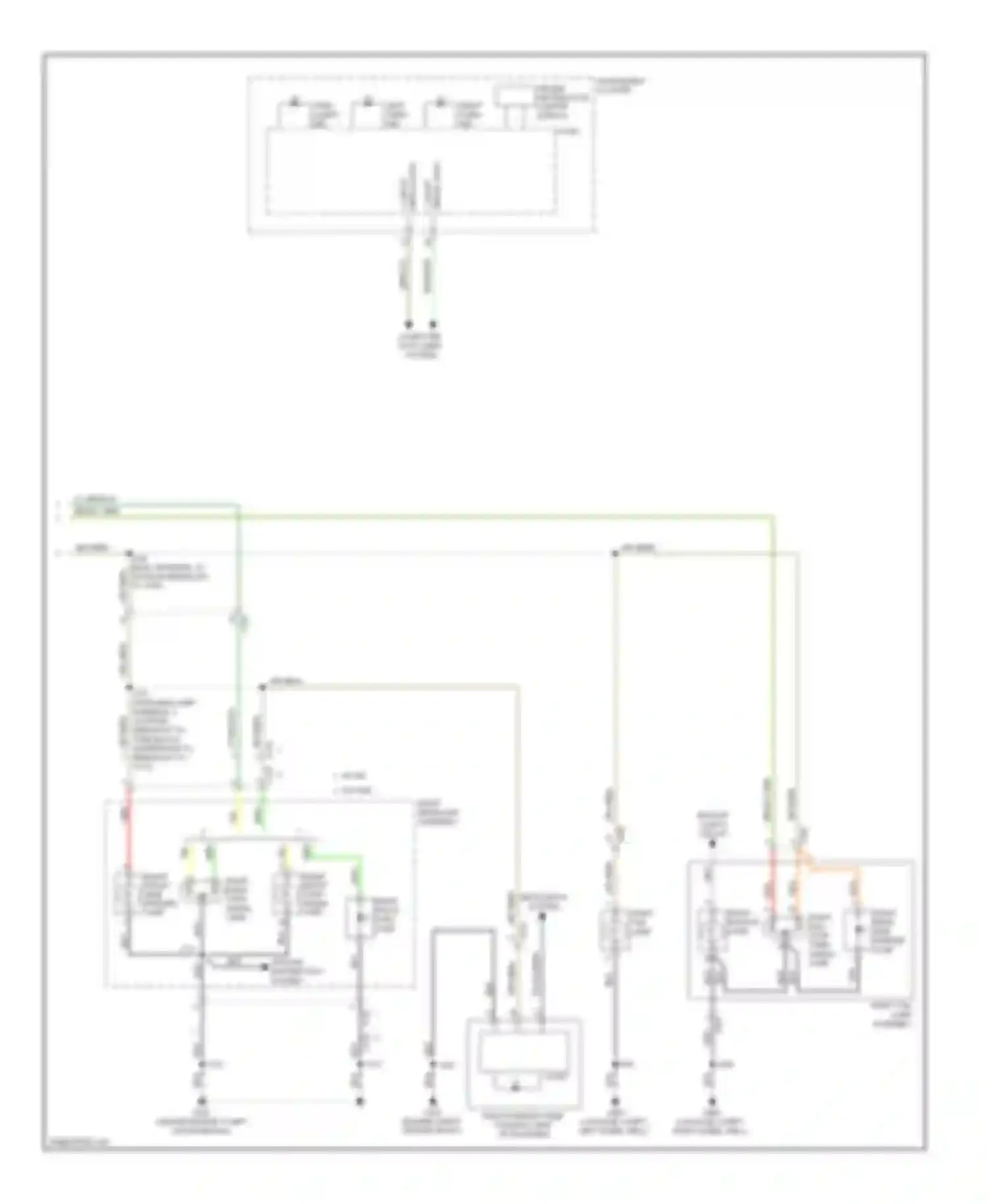 Wiring diagram (body harness, 15 cm from breakout for Chevrolet Impala IX (2006-2016) (1 of 1)