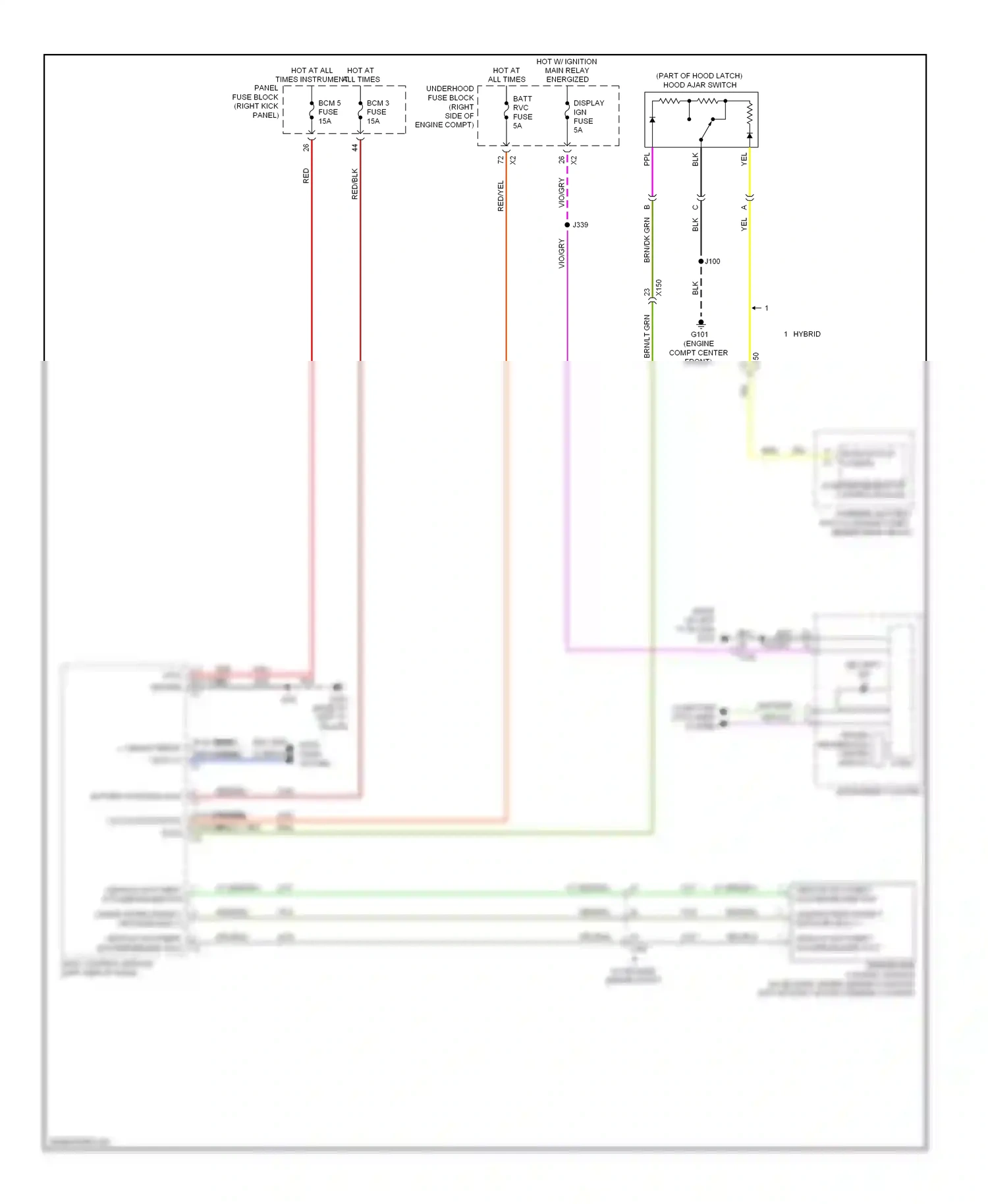 Chevrolet Impala IX (2006-2016) dk blu wiring diagram  (20 of 118)