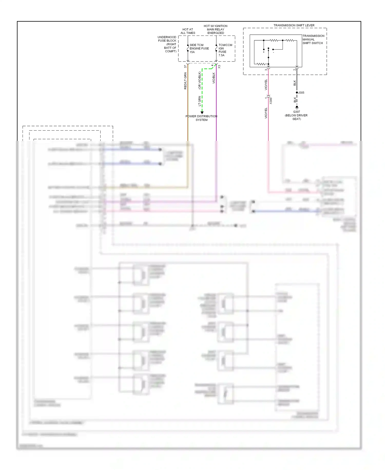 Chevrolet Impala IX (2006-2016) dk blu wiring diagram  (95 of 118)
