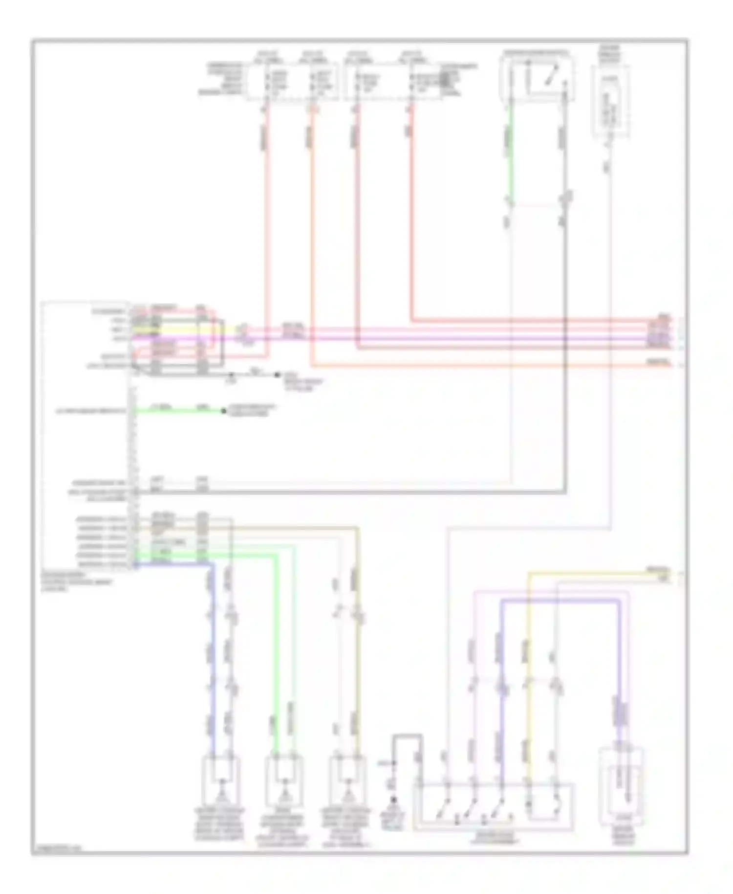 Wiring diagram computer data lines system for Chevrolet Impala IX (2006-2016)