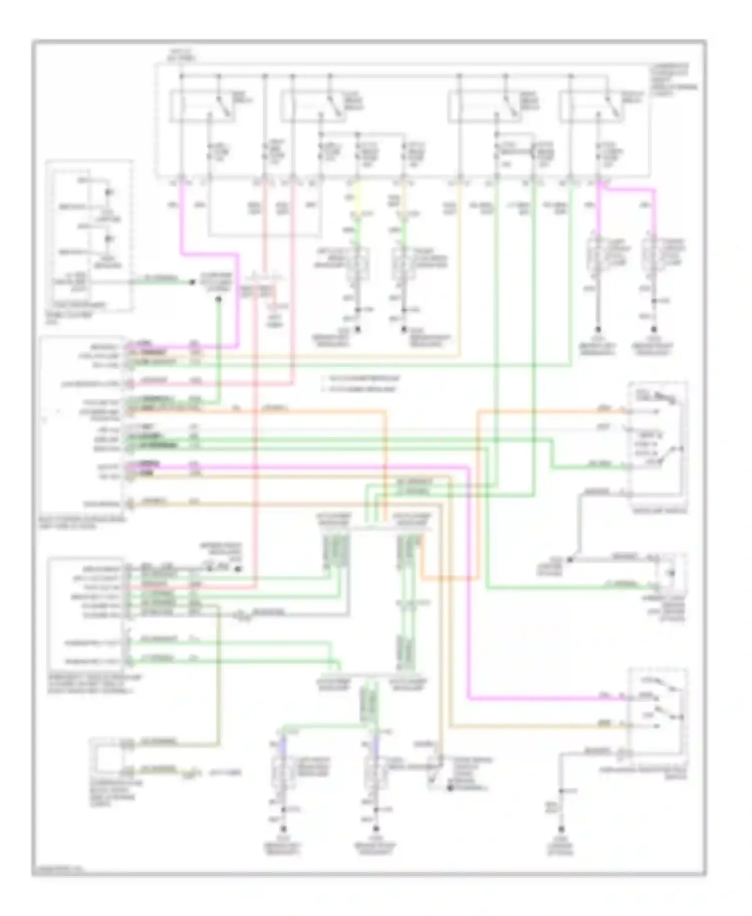 Wiring diagram drl 1 fuse for Chevrolet Impala IX (2006-2016) (1 of 2)
