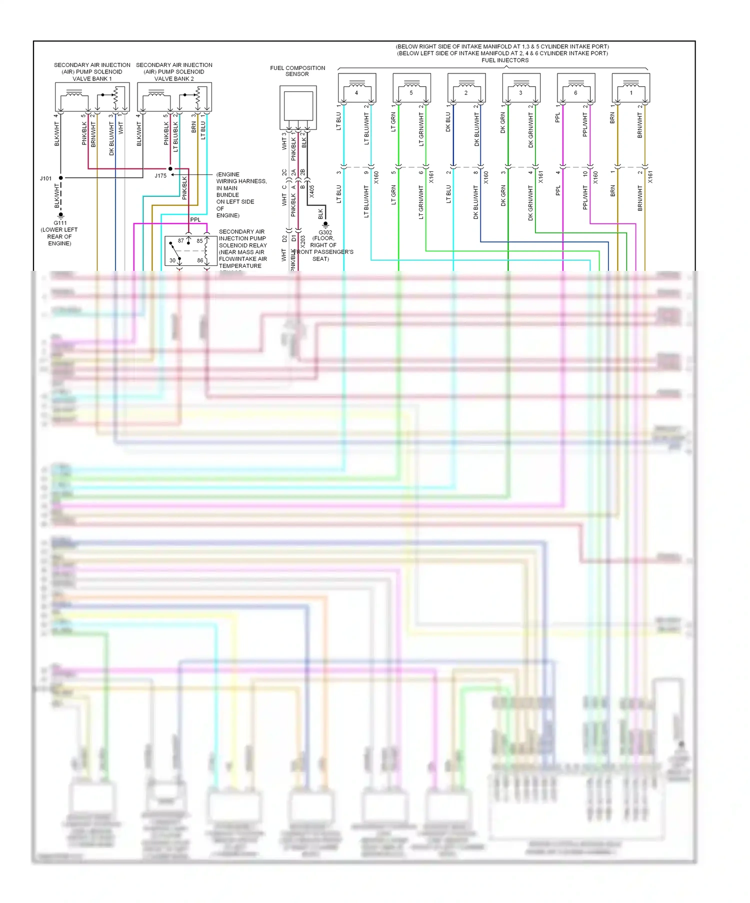 Chevrolet Impala IX (2006-2016) engine control module (ecm) wiring diagram  (6 of 7)