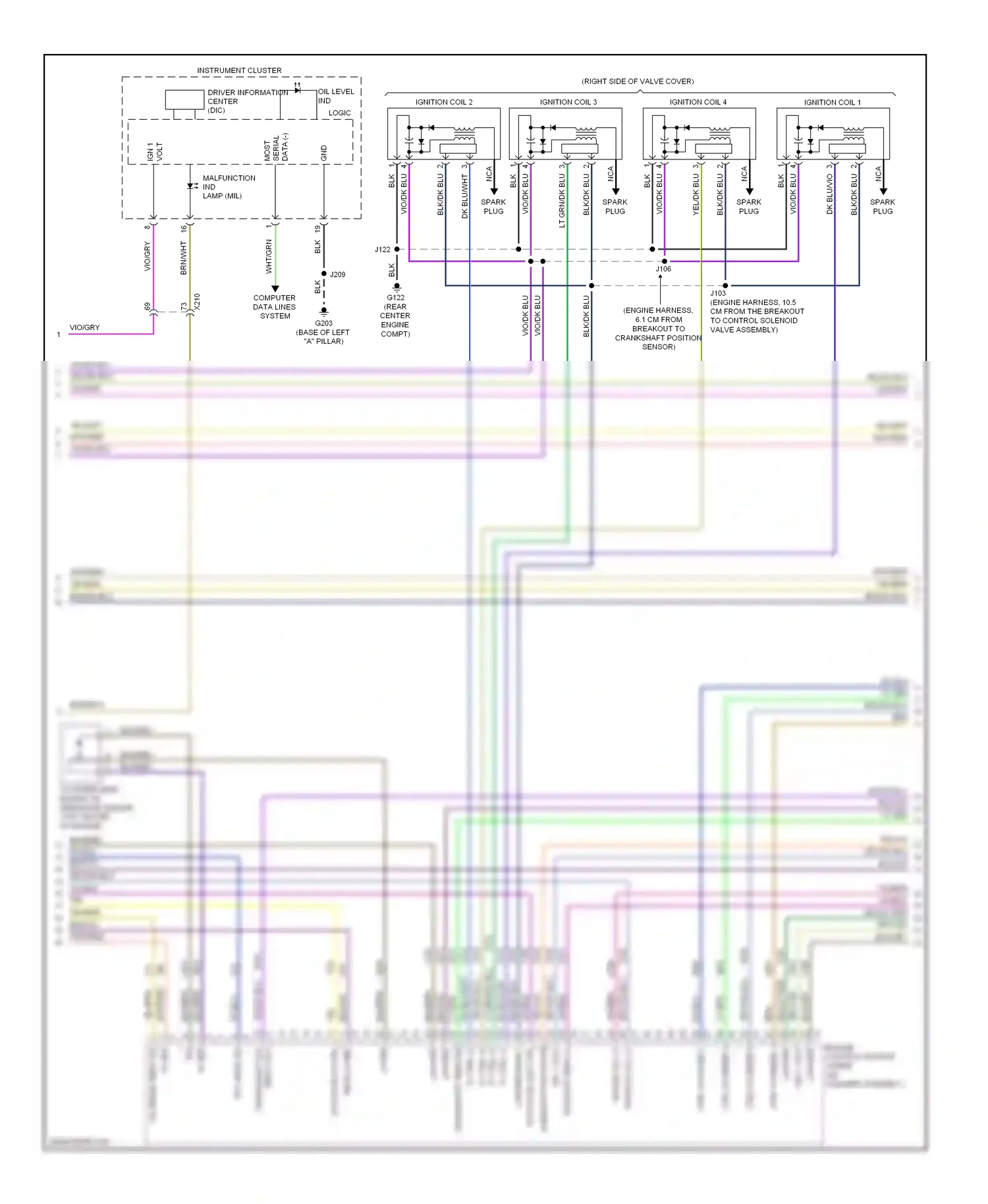 Chevrolet Impala IX (2006-2016) engine control module (inside air cleaner assembly) wiring diagram  (9 of 18)