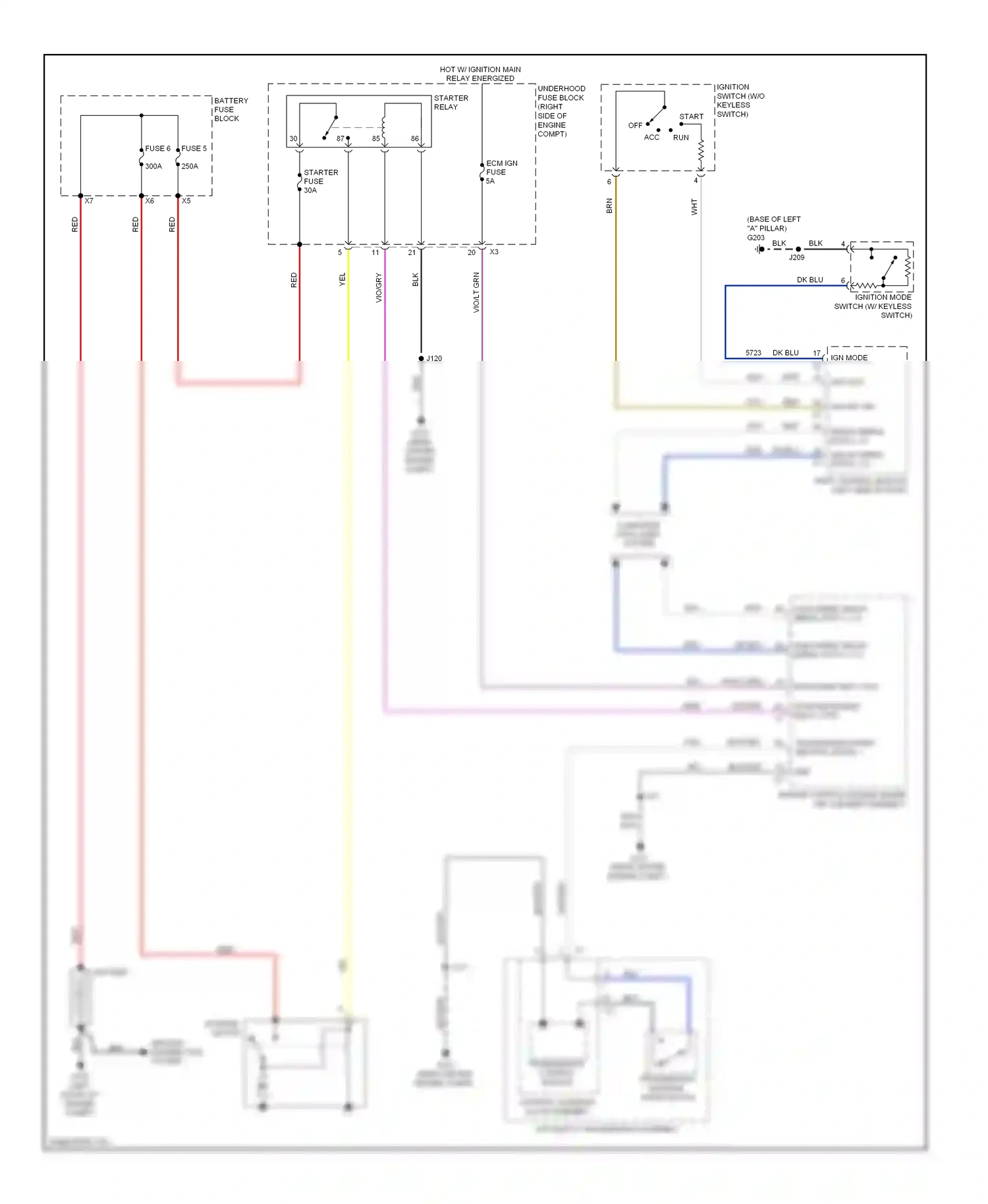 Chevrolet Impala IX (2006-2016) engine control module (inside air cleaner assembly) wiring diagram  (11 of 18)