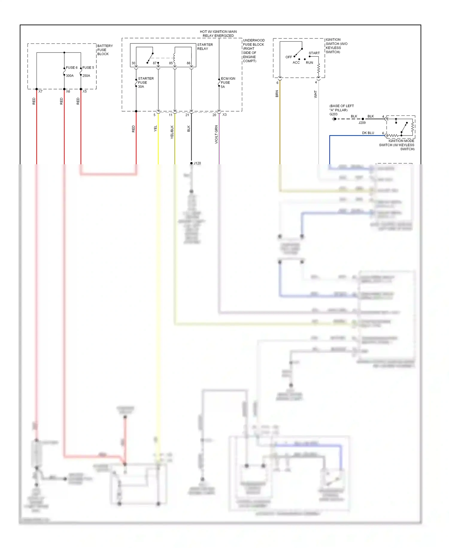 Chevrolet Impala IX (2006-2016) engine control module (inside air cleaner assembly) wiring diagram  (14 of 18)