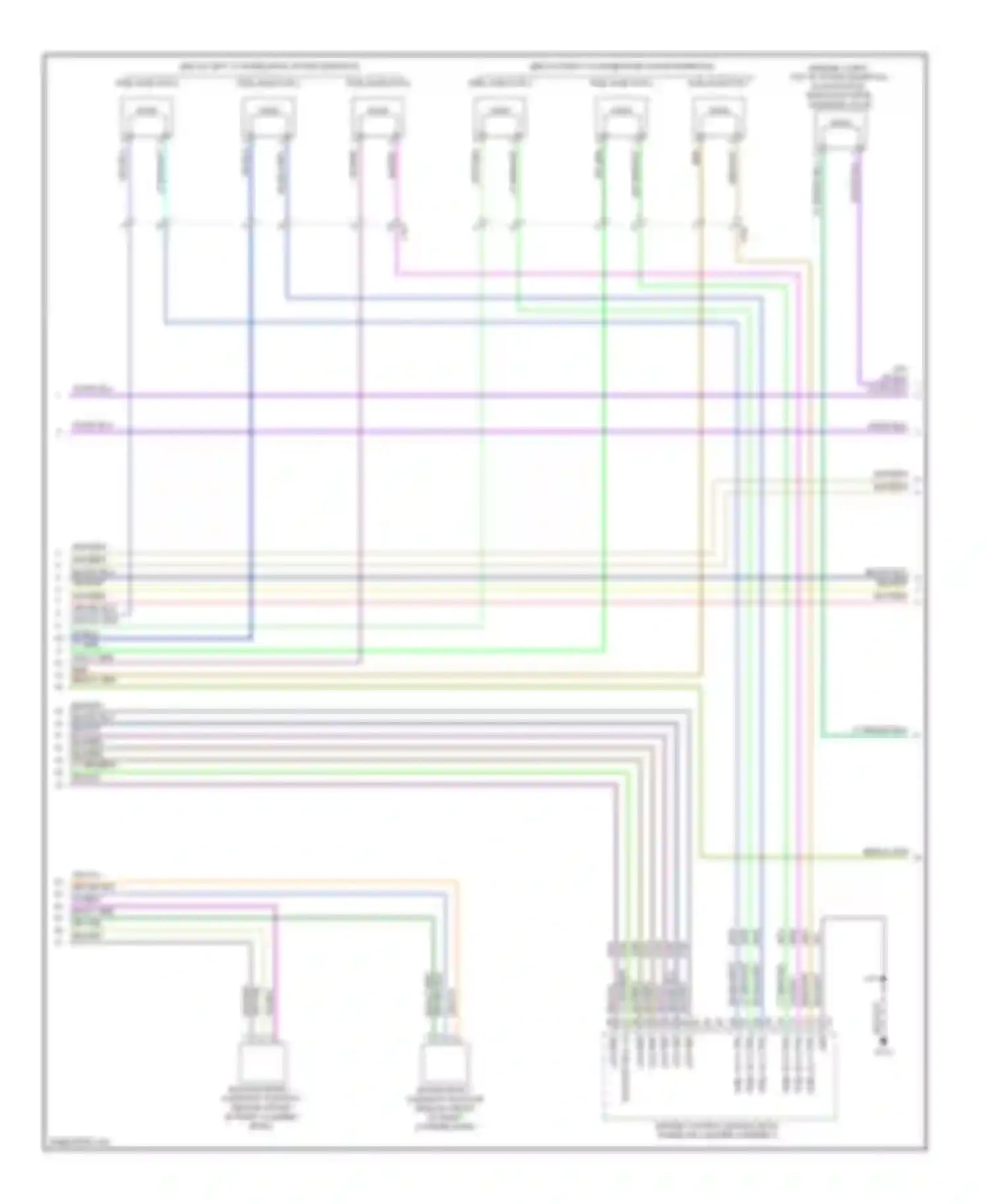 Wiring diagram fuel injector 4 for Chevrolet Impala IX (2006-2016) (2 of 2)