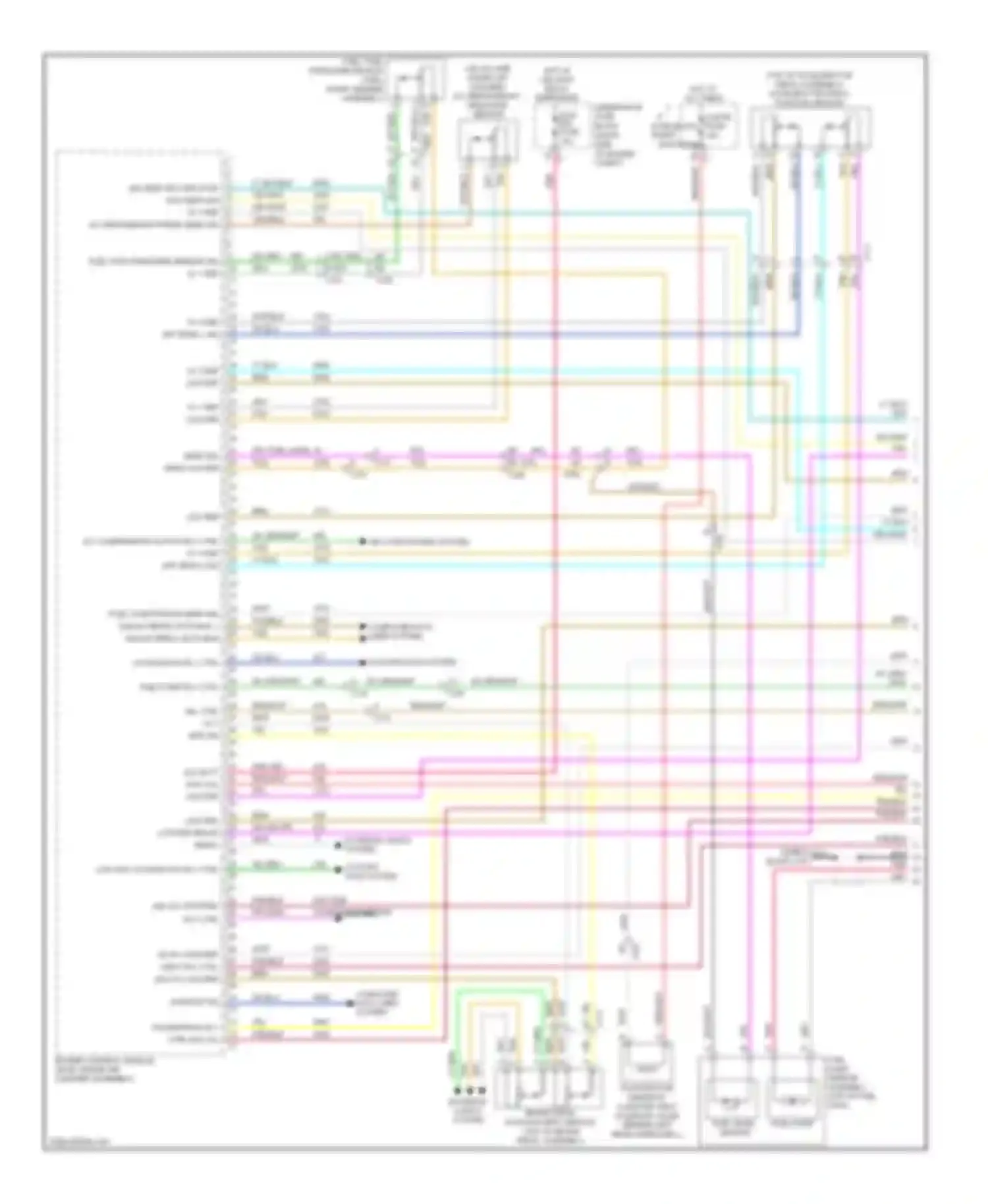 Wiring diagram bpp sig for Chevrolet Impala IX (2006-2016)