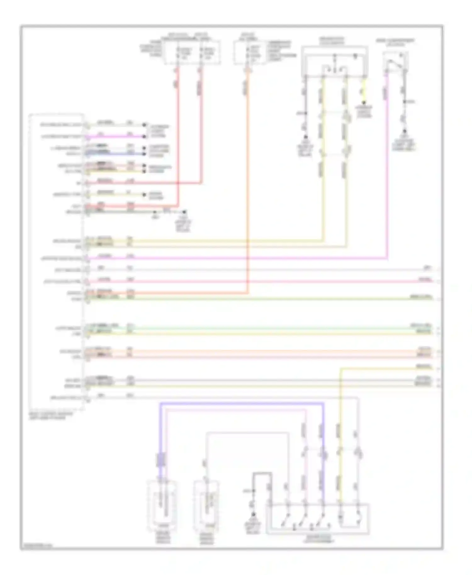 Wiring diagram 22 6 sw lock ctrl sw unlock ctrl for Chevrolet Impala IX (2006-2016)