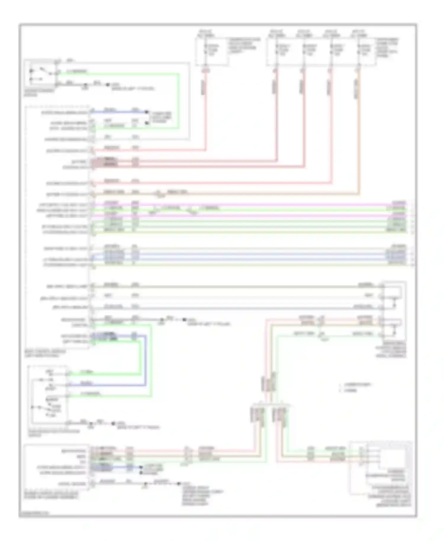Wiring diagram hybrid/ev powertrain control module for Chevrolet Impala IX (2006-2016)