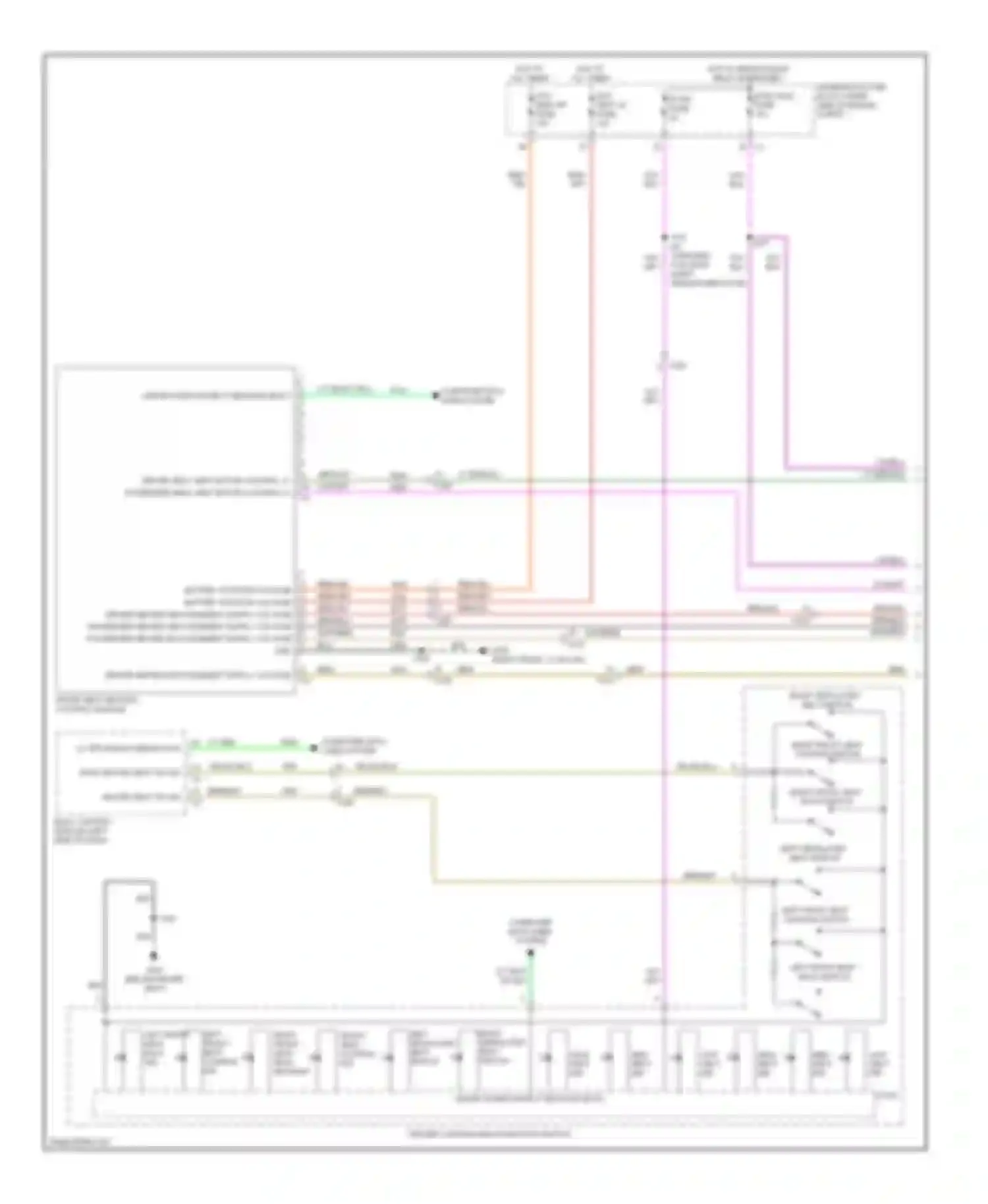 Wiring diagram right front right front door tweeter speaker speaker for Chevrolet Impala IX (2006-2016)
