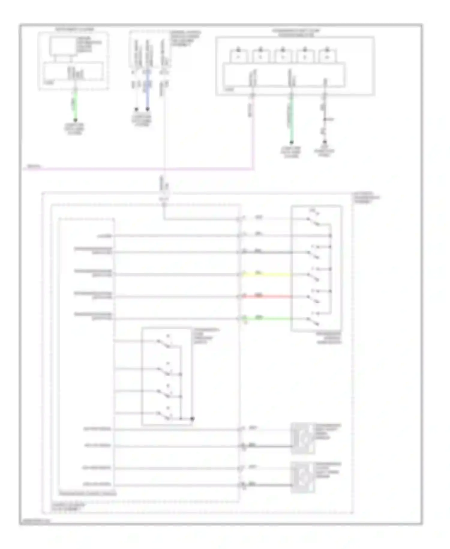 Wiring diagram oss high signal for Chevrolet Impala IX (2006-2016)