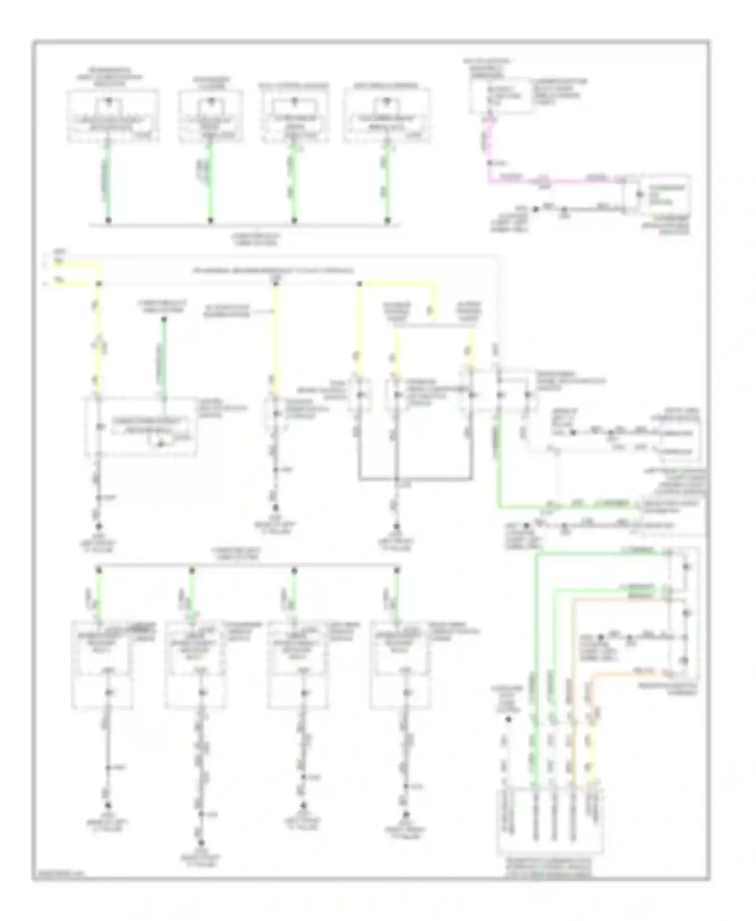 Wiring diagram interior rear compartment lid unlatch switch for Chevrolet Impala IX (2006-2016) (2 of 3)