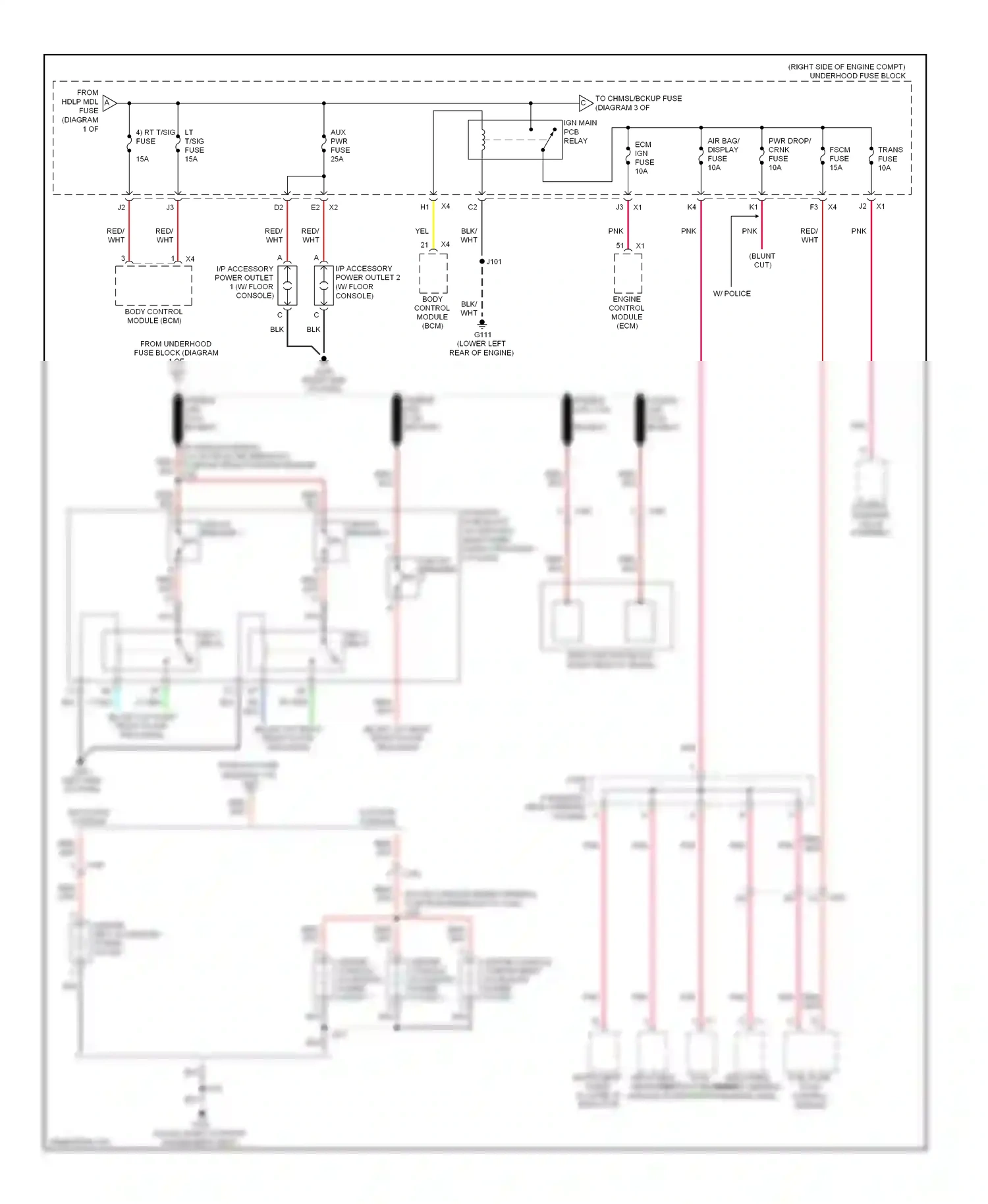 Chevrolet Impala IX (2006-2016) lt blu wiring diagram  (22 of 27)