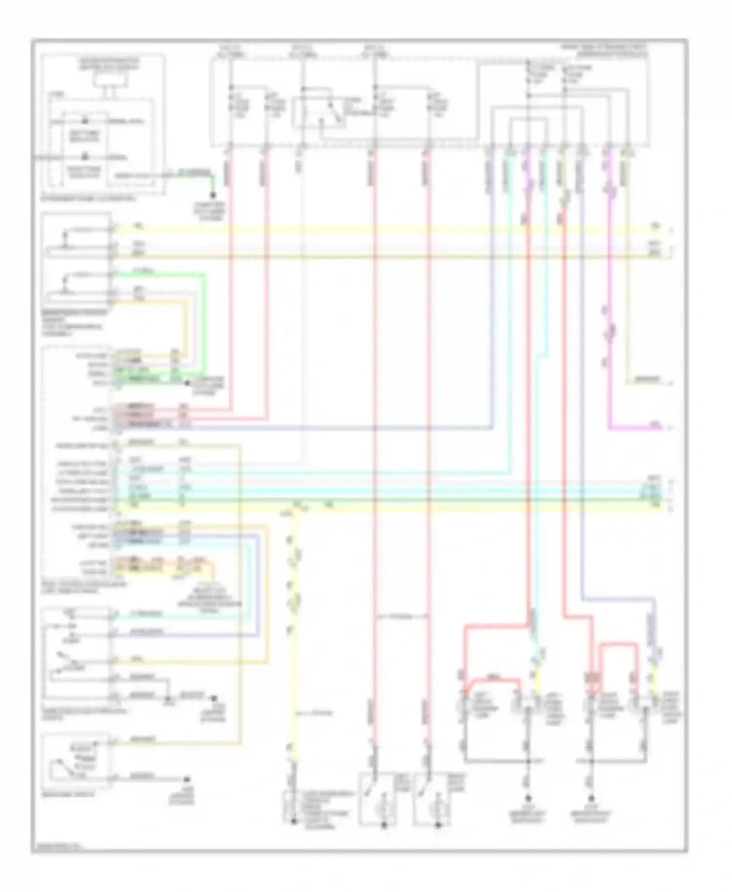 Wiring diagram lt spot fuse for Chevrolet Impala IX (2006-2016) (1 of 2)