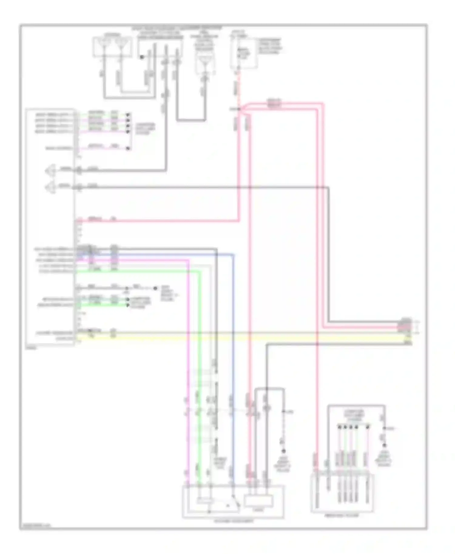 Wiring diagram network bus 10 gmlan serial data for Chevrolet Impala IX (2006-2016) (1 of 3)