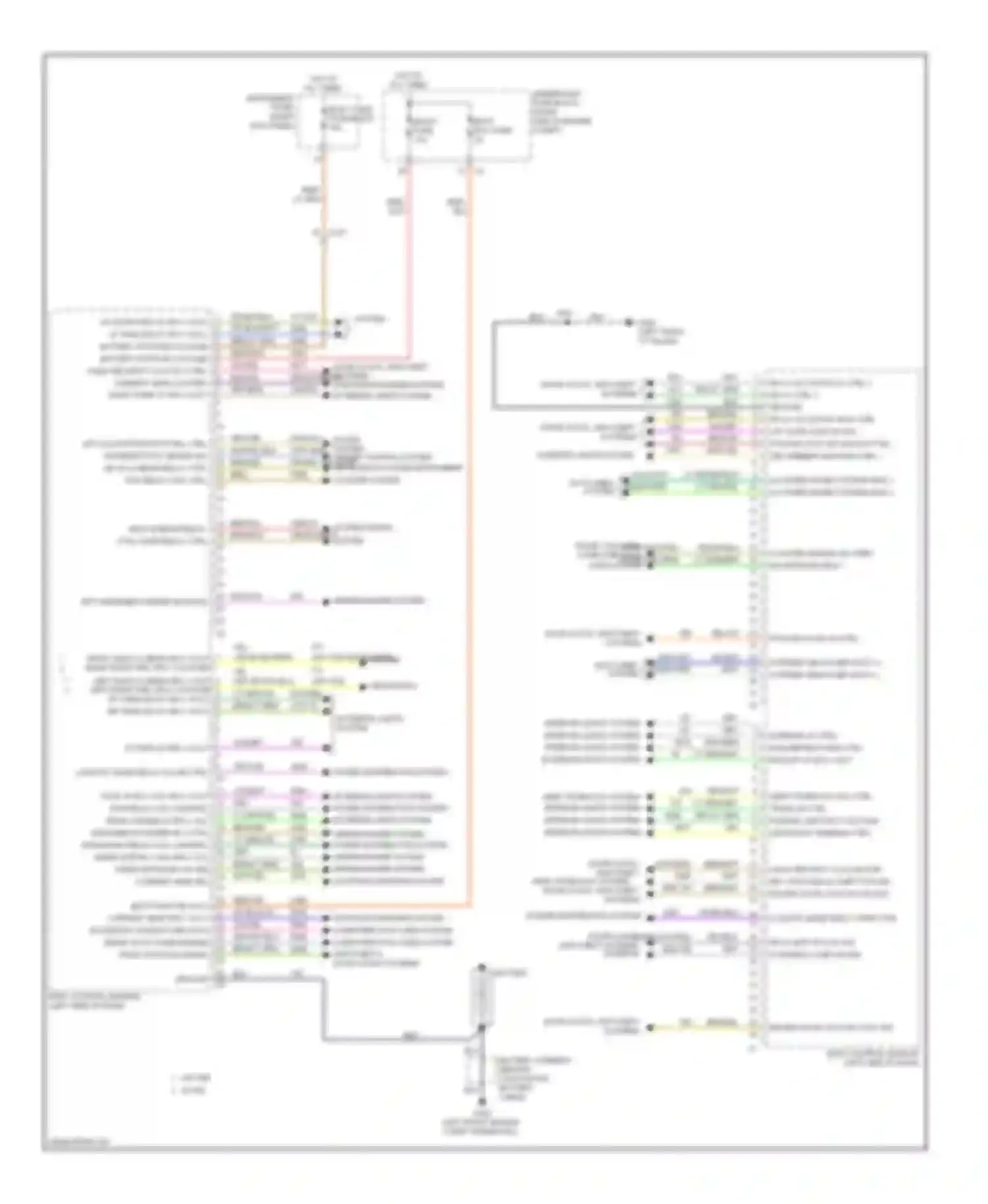 Wiring diagram pass dr lk sw lk ctrl for Chevrolet Impala IX (2006-2016) (1 of 1)