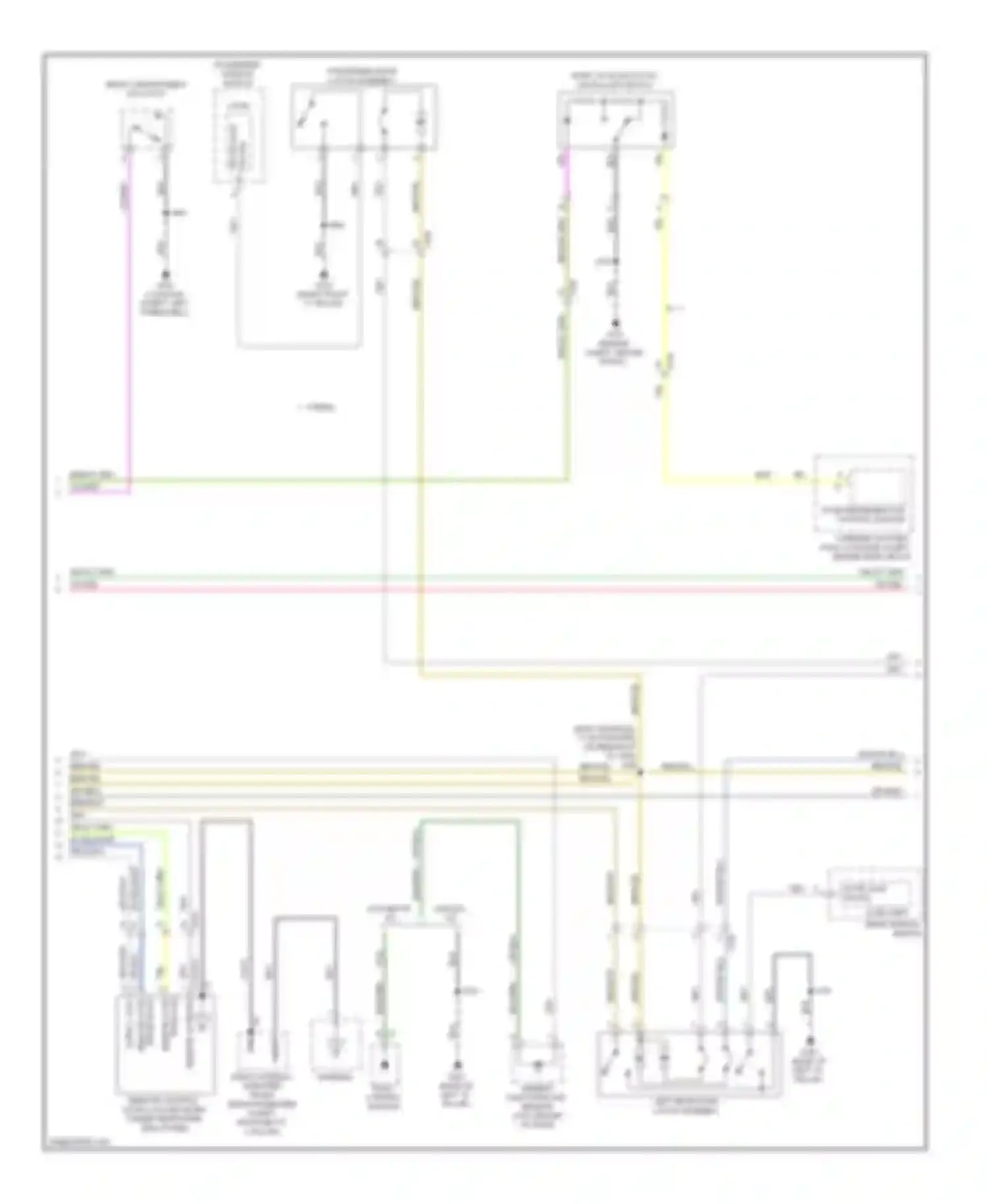 Wiring diagram starter/generator control module for Chevrolet Impala IX (2006-2016)