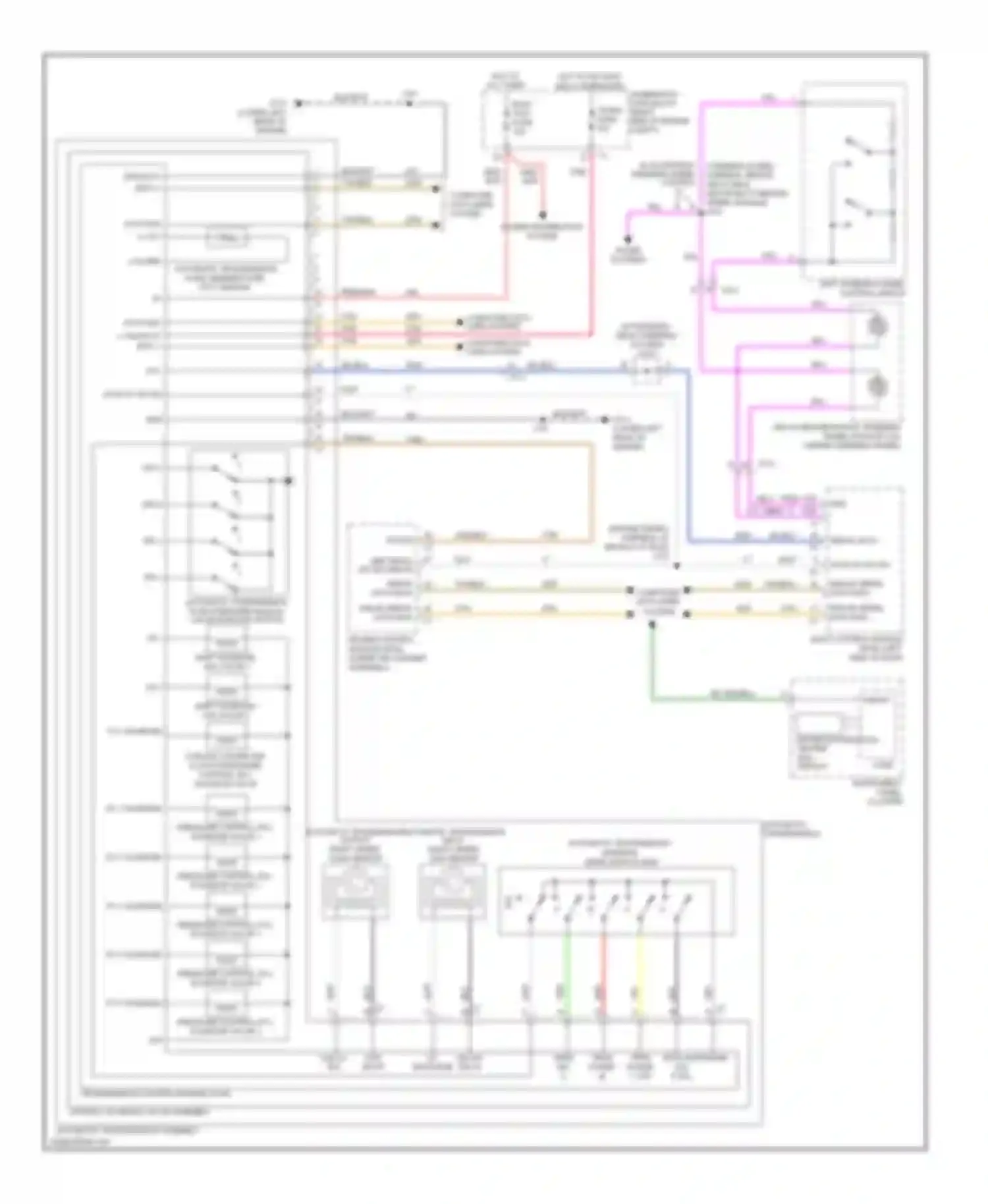 Wiring diagram trns trns trns gnd range range range sig c sig p sig b for Chevrolet Impala IX (2006-2016)