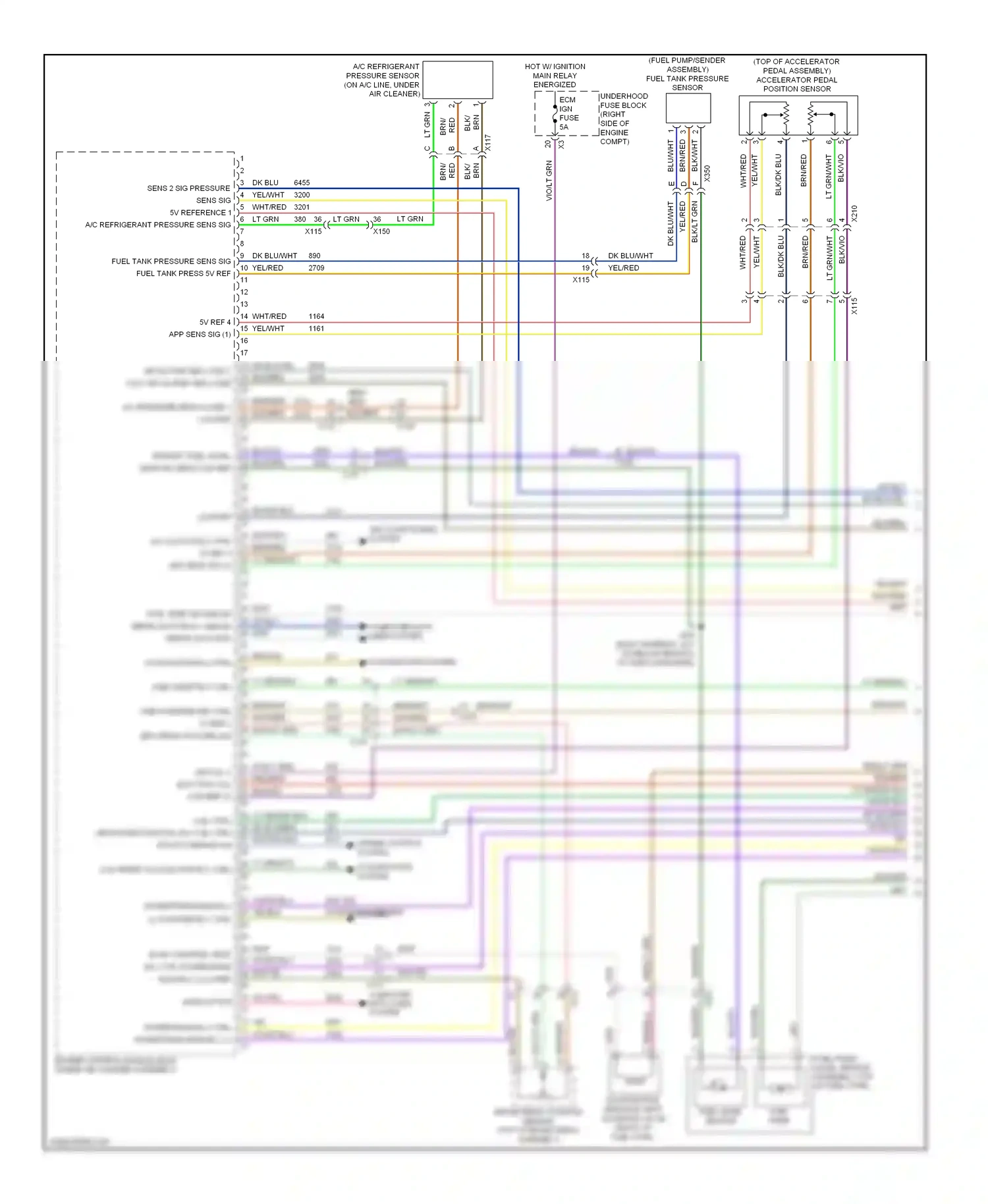 Wiring diagram red brn/ for Chevrolet Impala IX (2006-2016) (1 of 1)