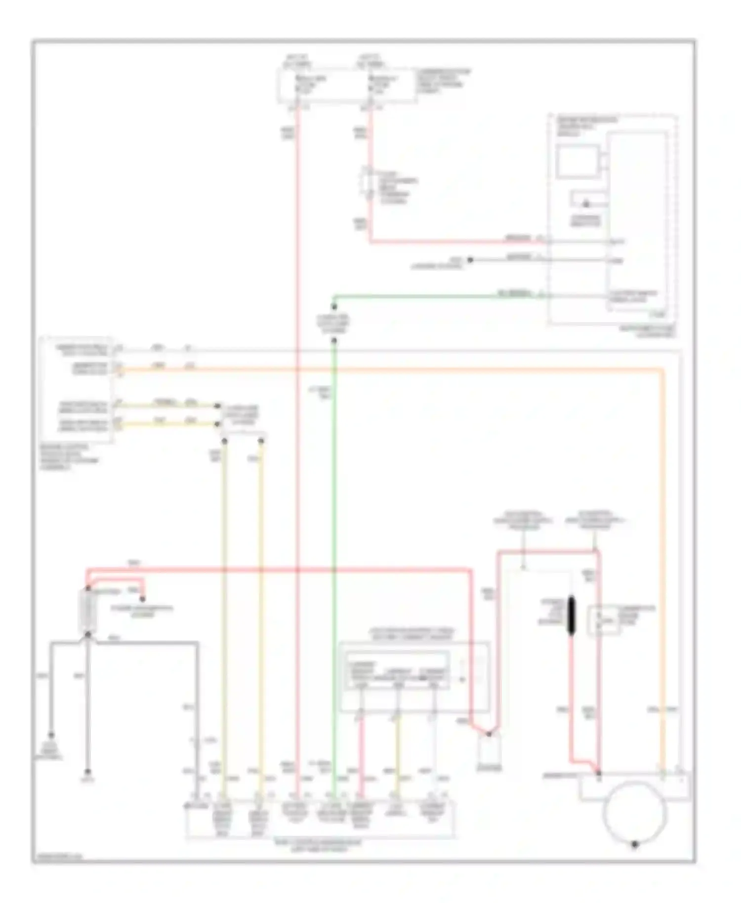 Wiring diagram current sensor sig for Chevrolet Impala IX (2006-2016)