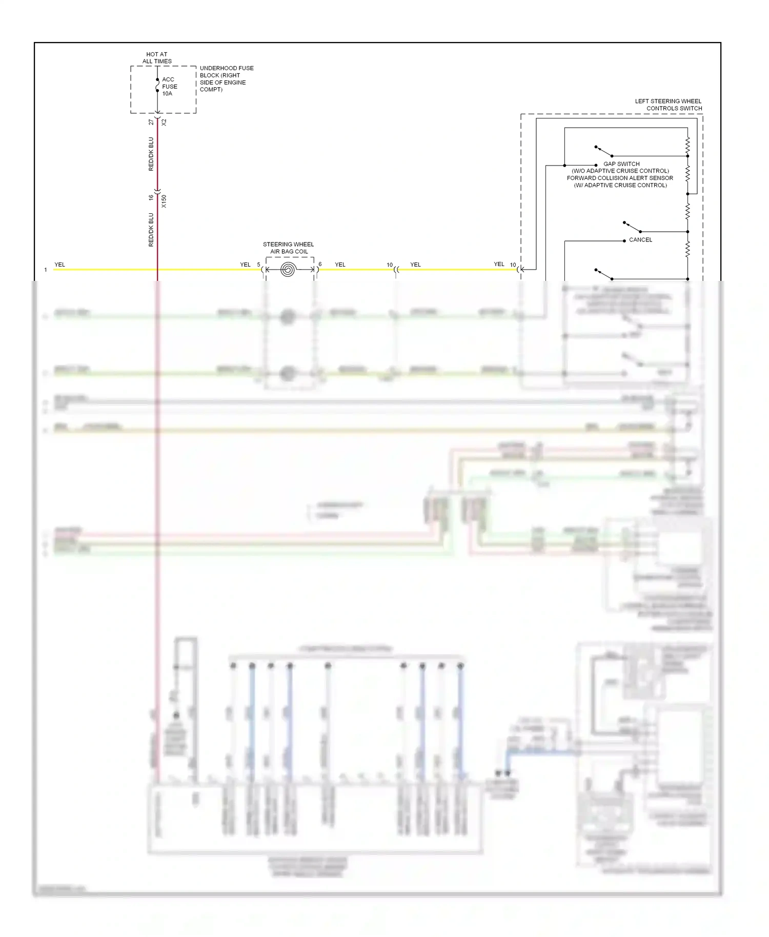 Wiring diagram red/dk blu for Chevrolet Impala IX (2006-2016) (4 of 16)