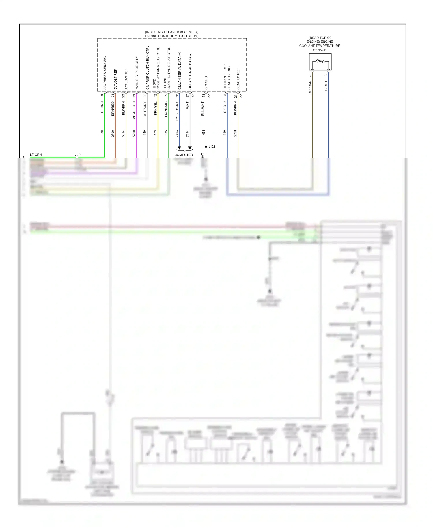 Wiring diagram red/dk blu for Chevrolet Impala IX (2006-2016) (9 of 16)