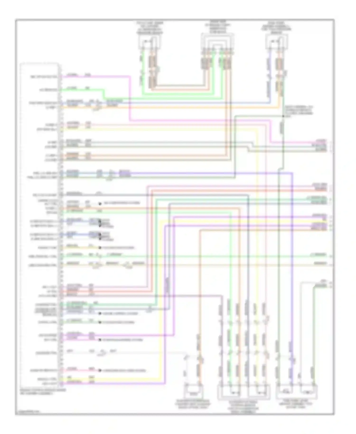 Wiring diagram 2500 2501 computer data lines system for Chevrolet Impala IX (2006-2016)