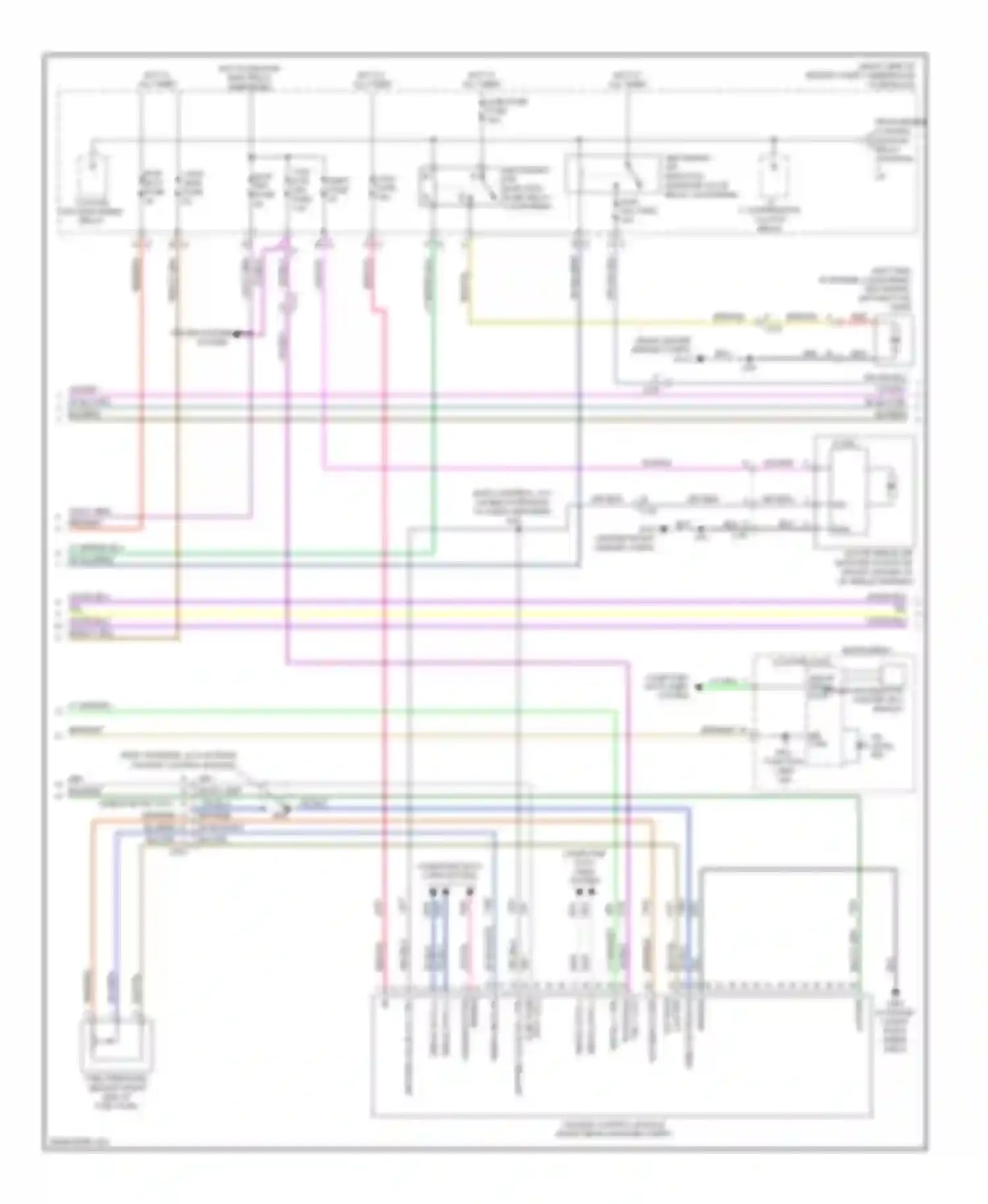 Wiring diagram generator inline fuse for Chevrolet Impala IX (2006-2016)