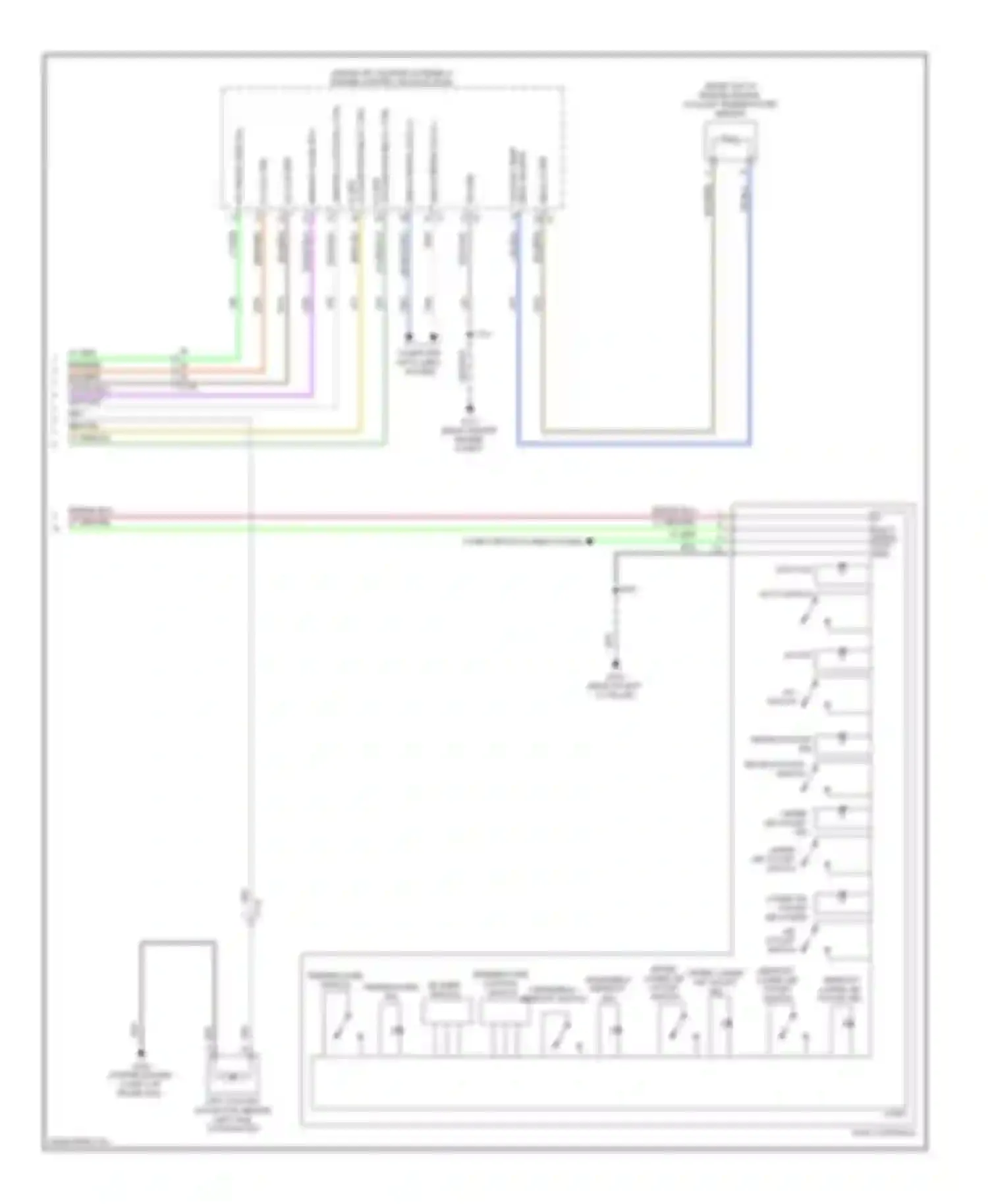 Wiring diagram temperature switch for Chevrolet Impala IX (2006-2016) (1 of 1)