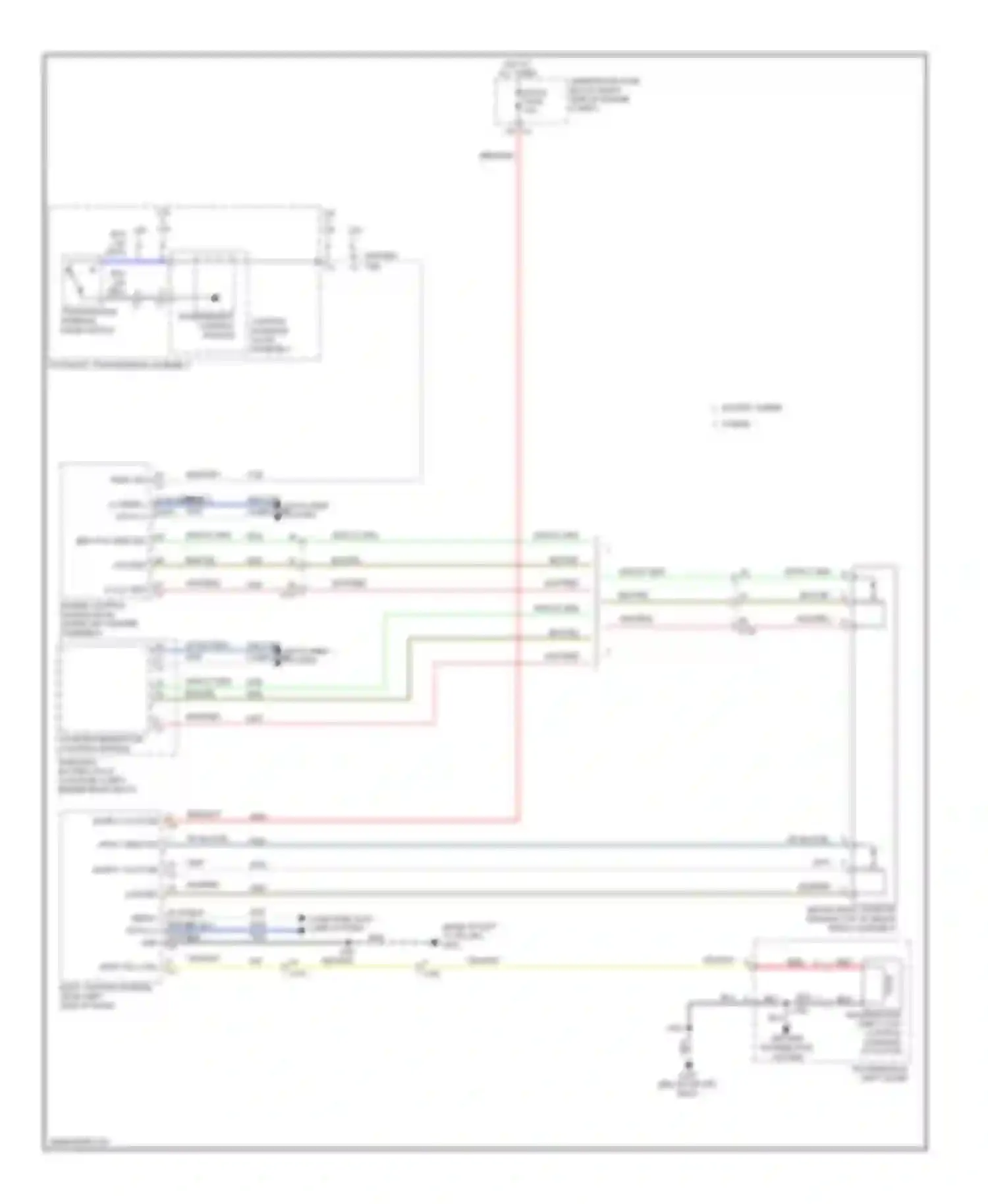 Wiring diagram transmission control solenoid valve assembly control module for Chevrolet Impala IX (2006-2016) (1 of 1)