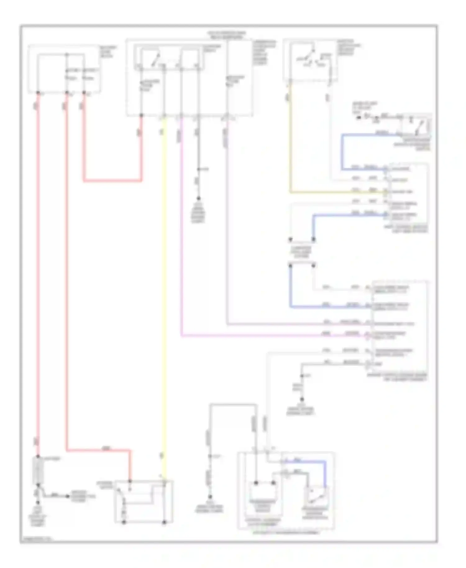 Wiring diagram transmission internal mode switch for Chevrolet Impala IX (2006-2016) (1 of 8)