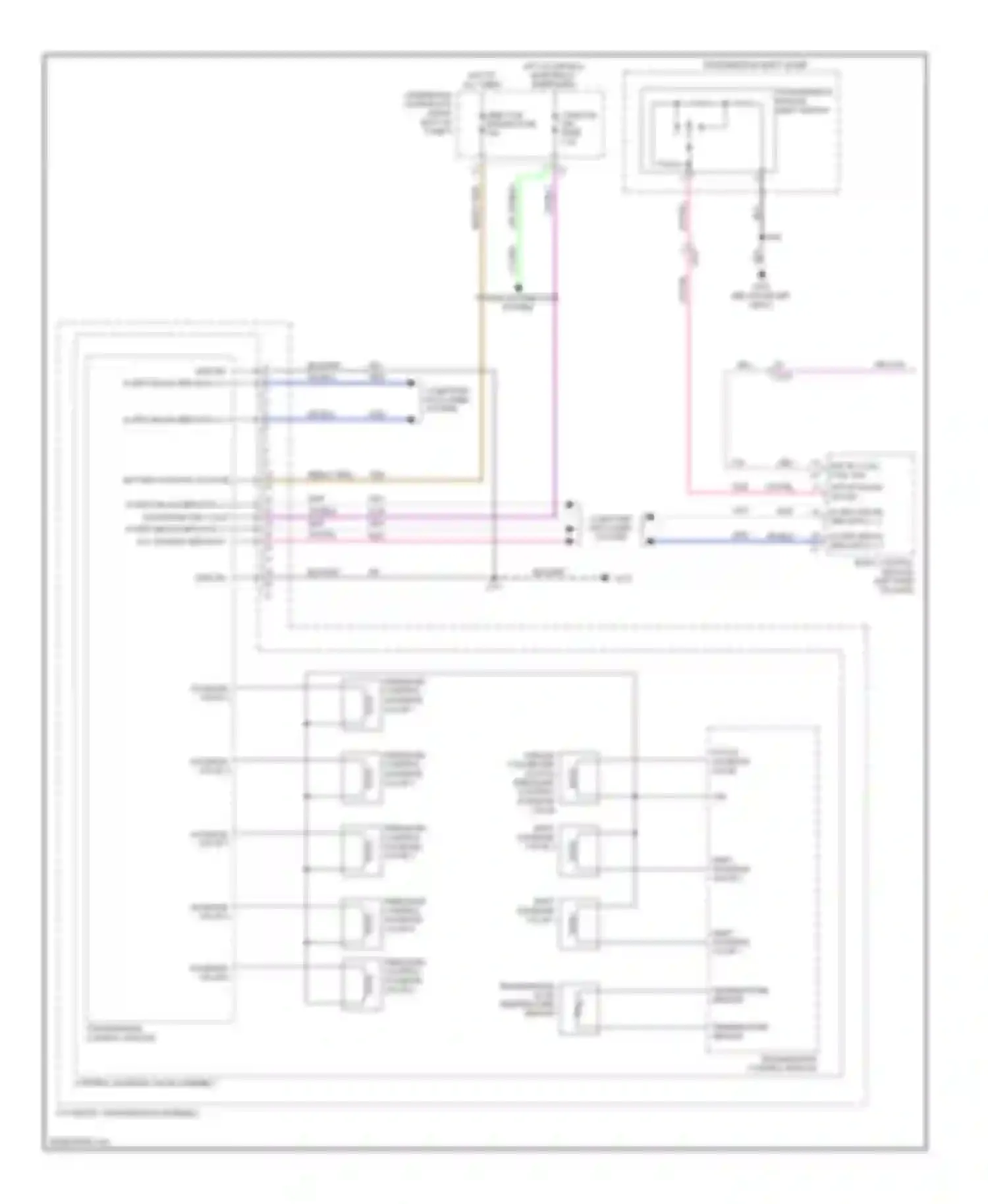 Wiring diagram temperature sensor for Chevrolet Impala IX (2006-2016)