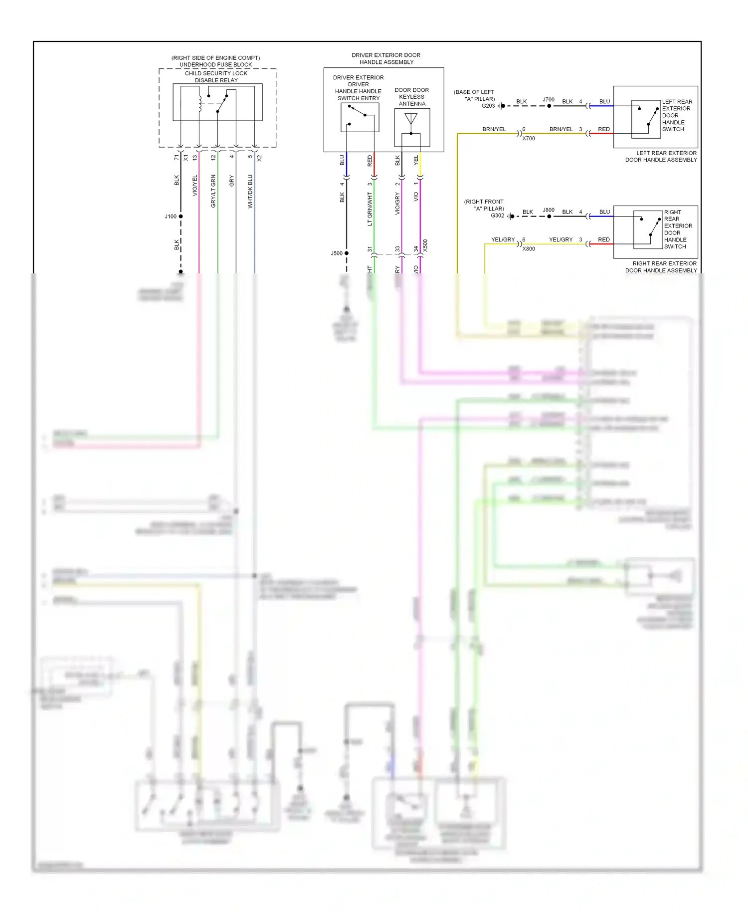 Wiring diagram vio/gry for Chevrolet Impala IX (2006-2016) (8 of 42)