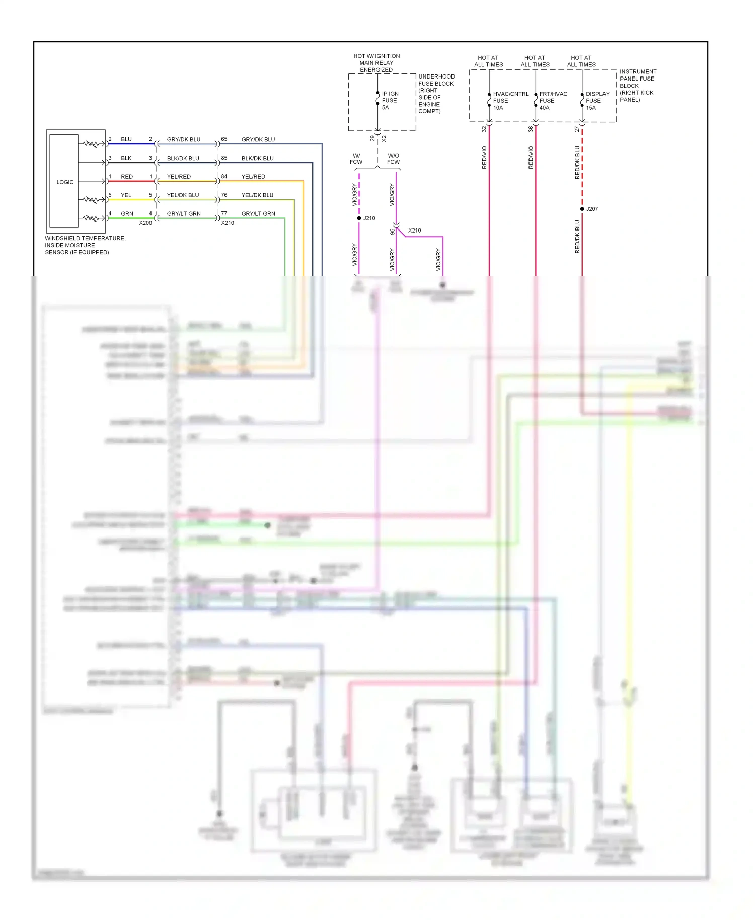 Wiring diagram yel/dk blu for Chevrolet Impala IX (2006-2016) (1 of 24)
