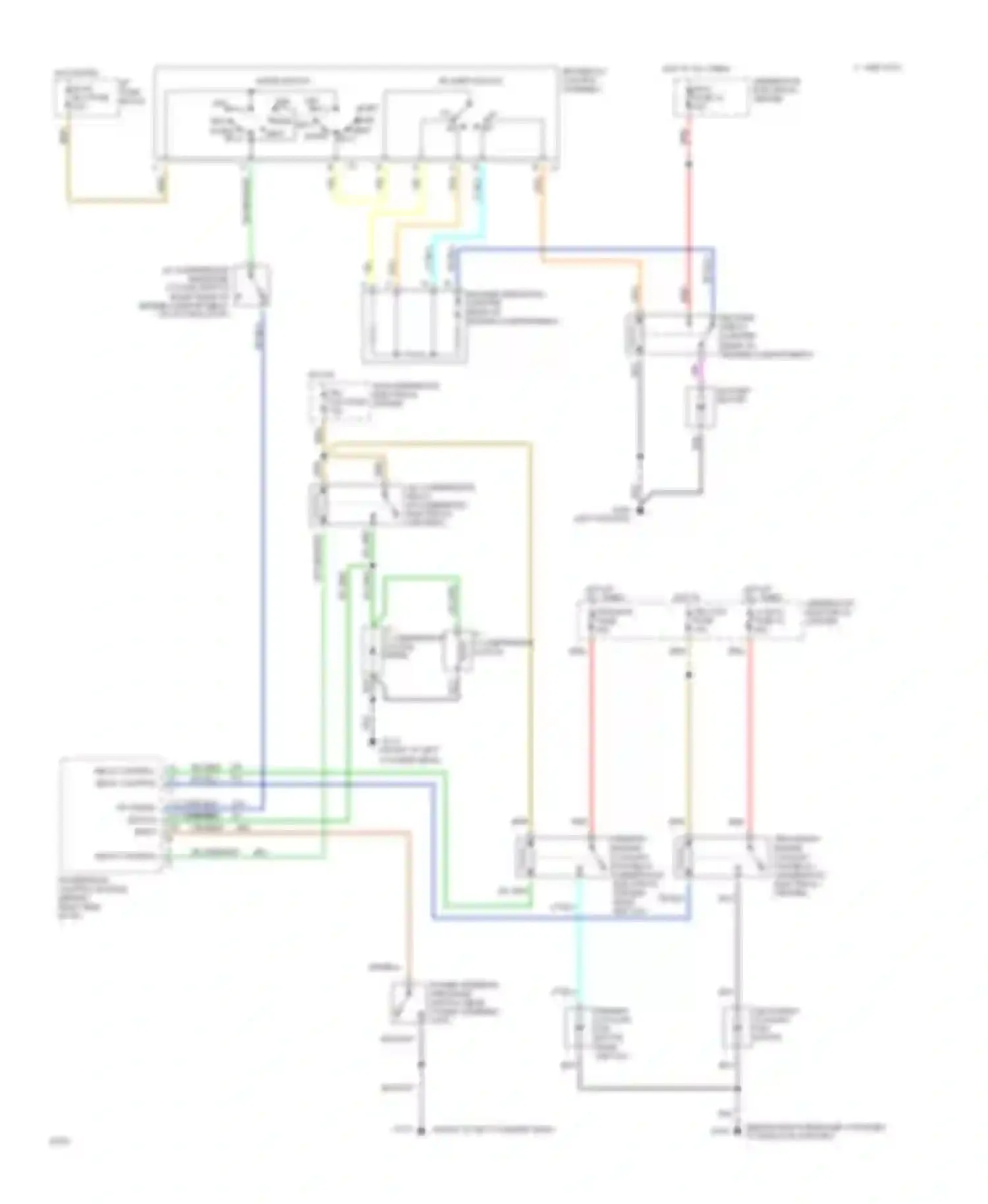 Impala Chevrolet VII (1994-1996): Air conditioning circuits