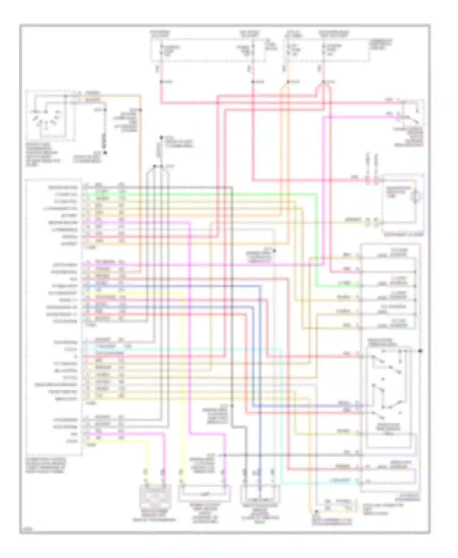 Wiring diagram i/p fuse block for Chevrolet Impala VII (1994-1996) (11 of 22)
