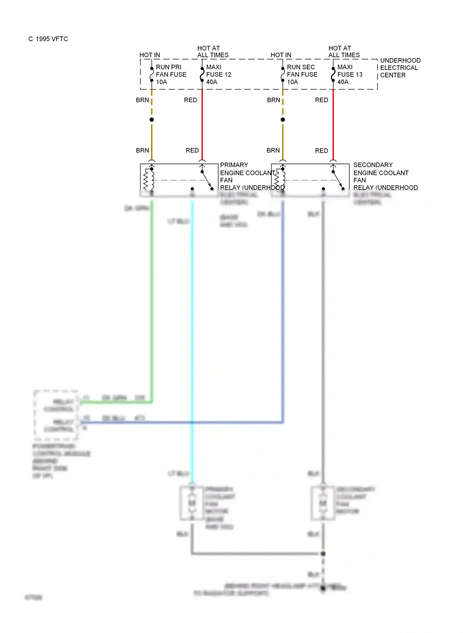 Wiring diagram lt blu for Chevrolet Impala VII (1994-1996) (3 of 13)