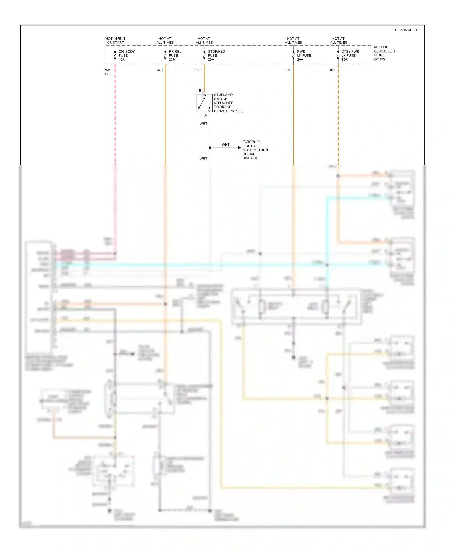 Wiring diagram lt blu for Chevrolet Impala VII (1994-1996) (9 of 13)
