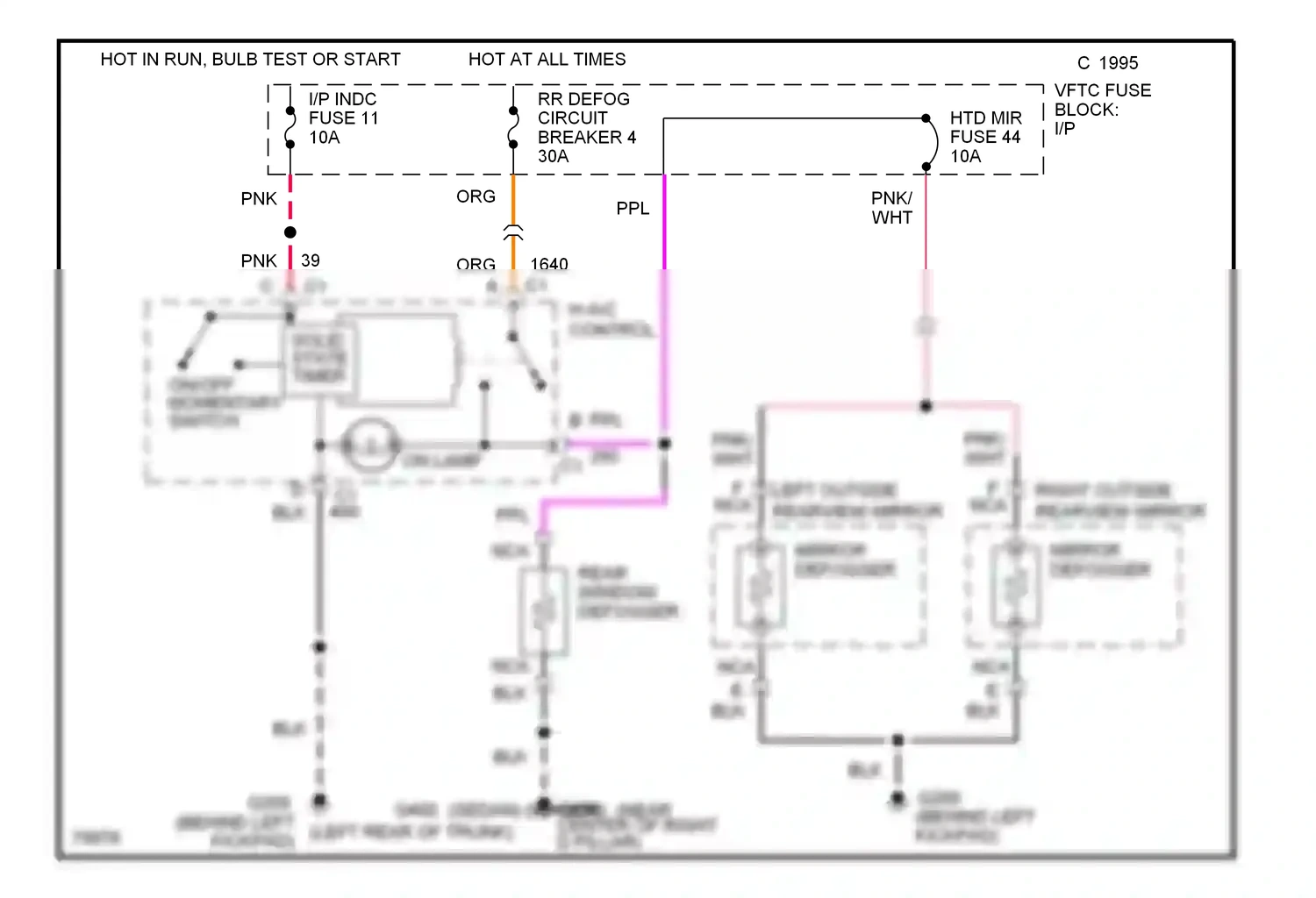 Wiring diagram nca for Chevrolet Impala VII (1994-1996) (5 of 24)