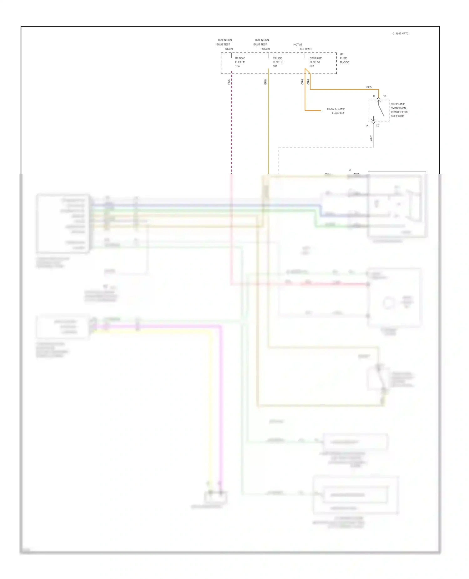 Wiring diagram nca for Chevrolet Impala VII (1994-1996) (4 of 24)