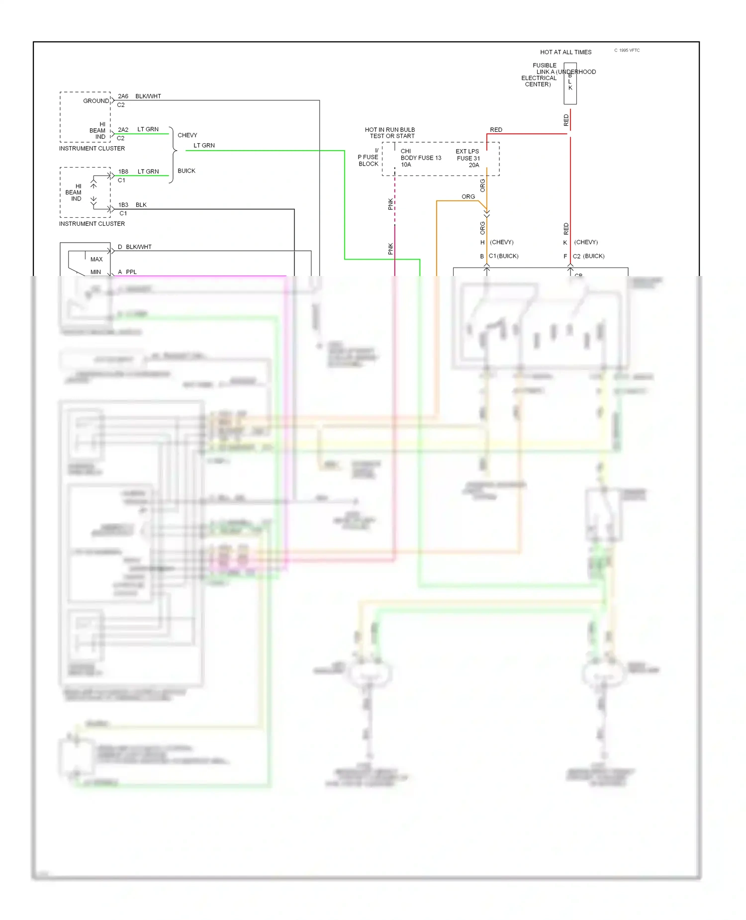 Chevrolet Impala VII (1994-1996) org/ wiring diagram  (16 of 39)