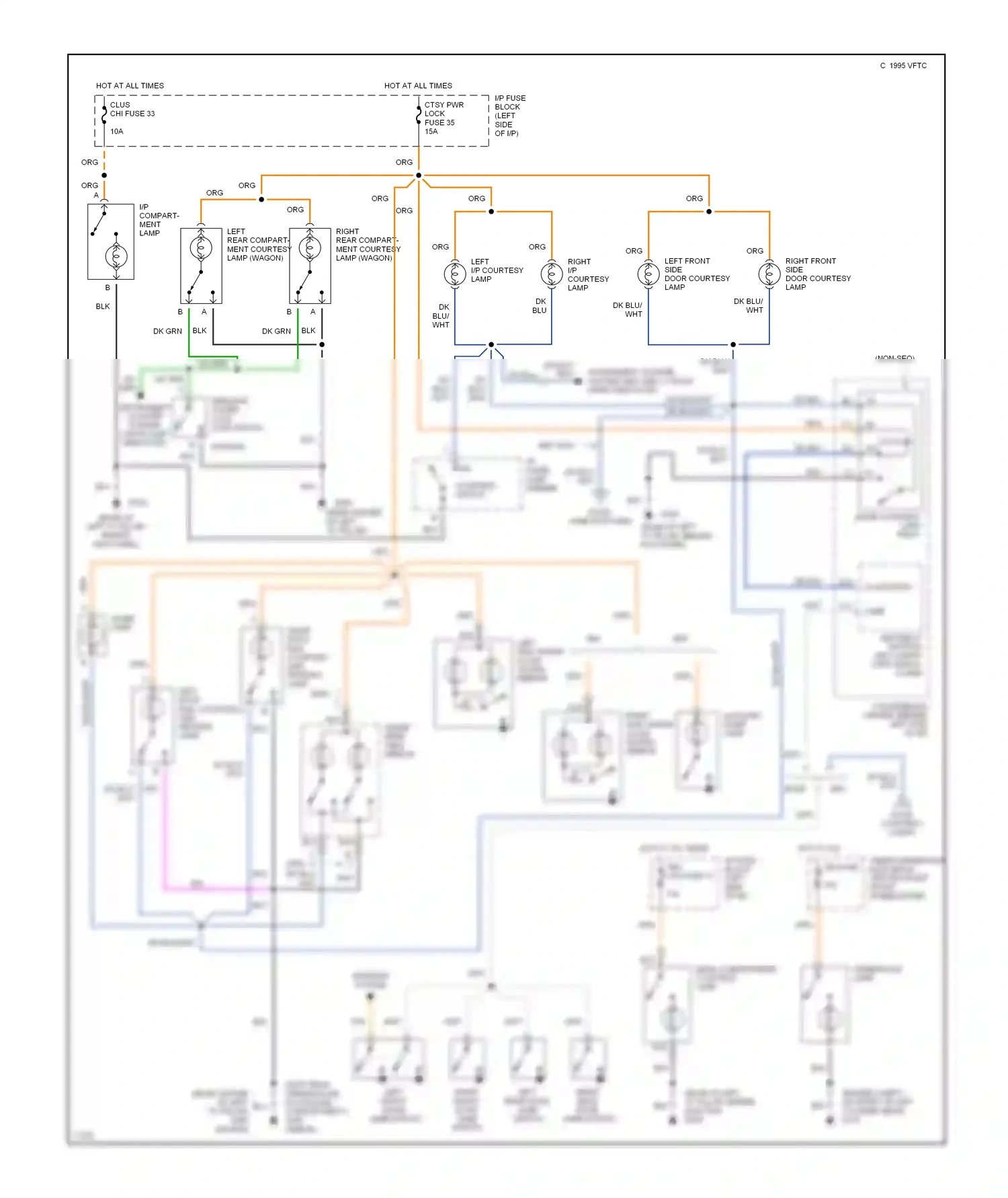 Chevrolet Impala VII (1994-1996) org/ wiring diagram  (21 of 39)