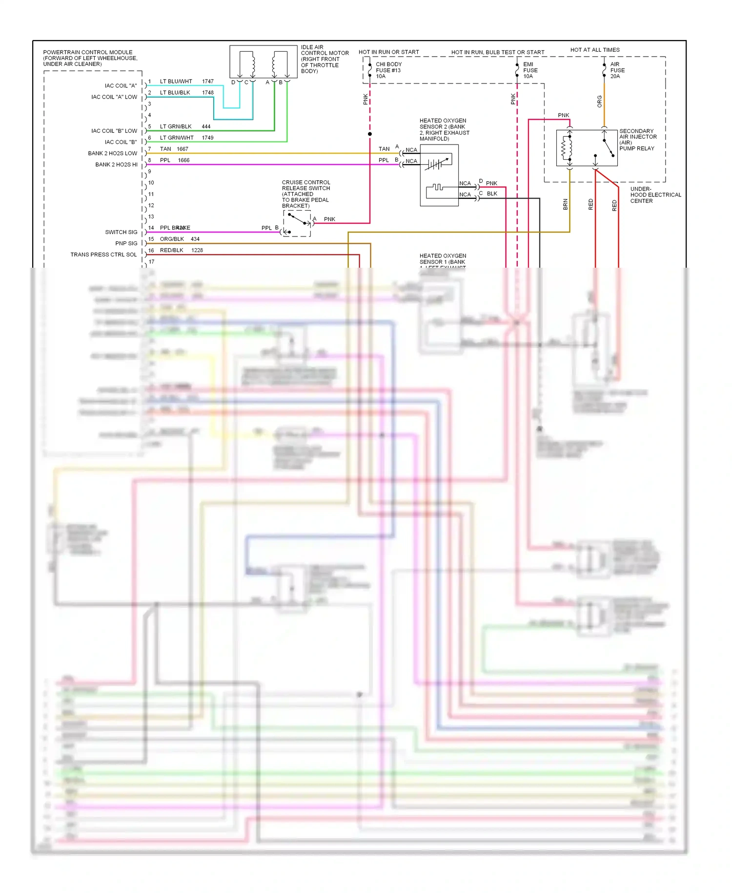 Wiring diagram trans press ctrl sol hi for Chevrolet Impala VII (1994-1996) (1 of 2)