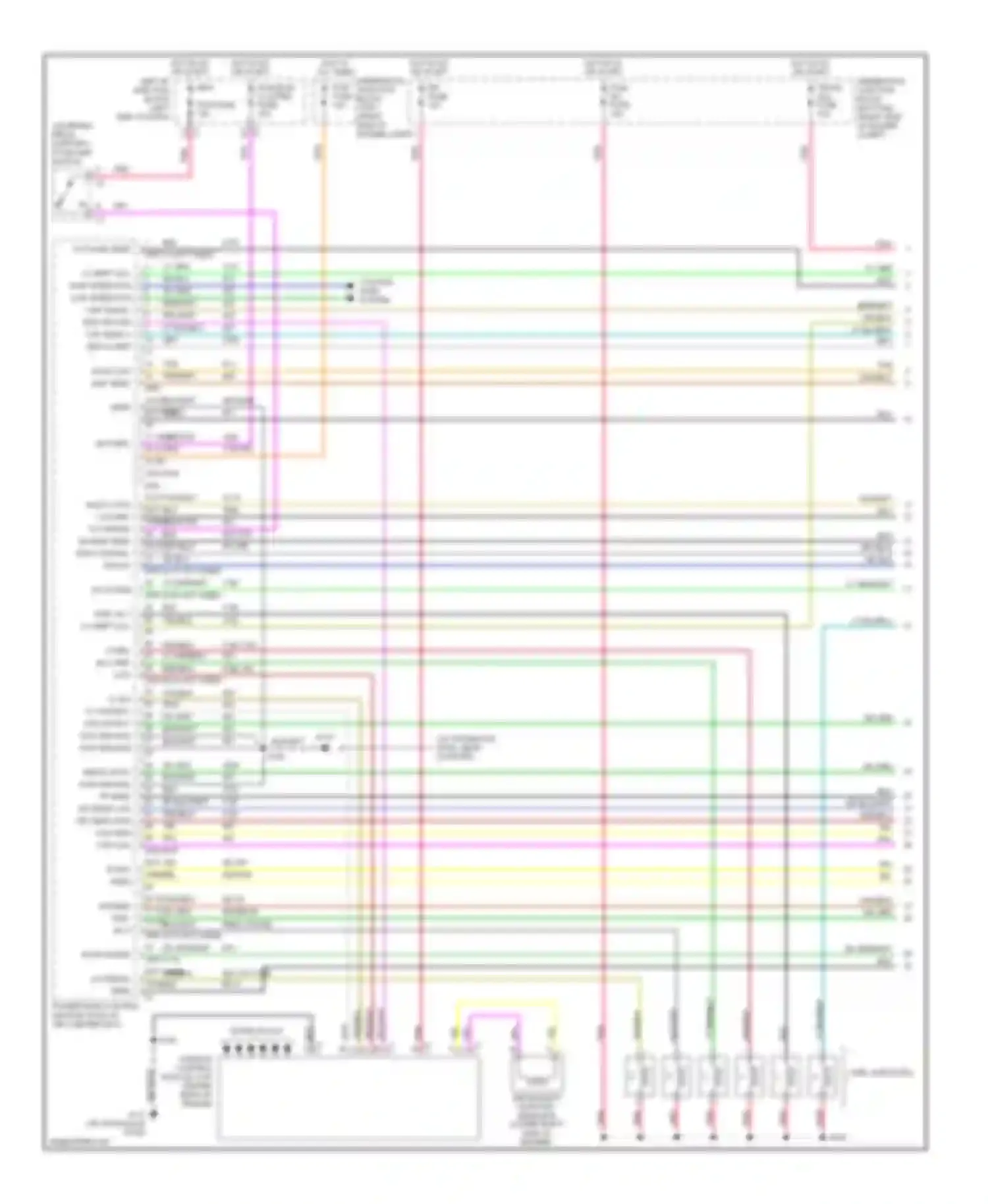 Impala Chevrolet VIII (1999-2006): Wiring diagram engine performance 3.4l vin e (1 of 4)