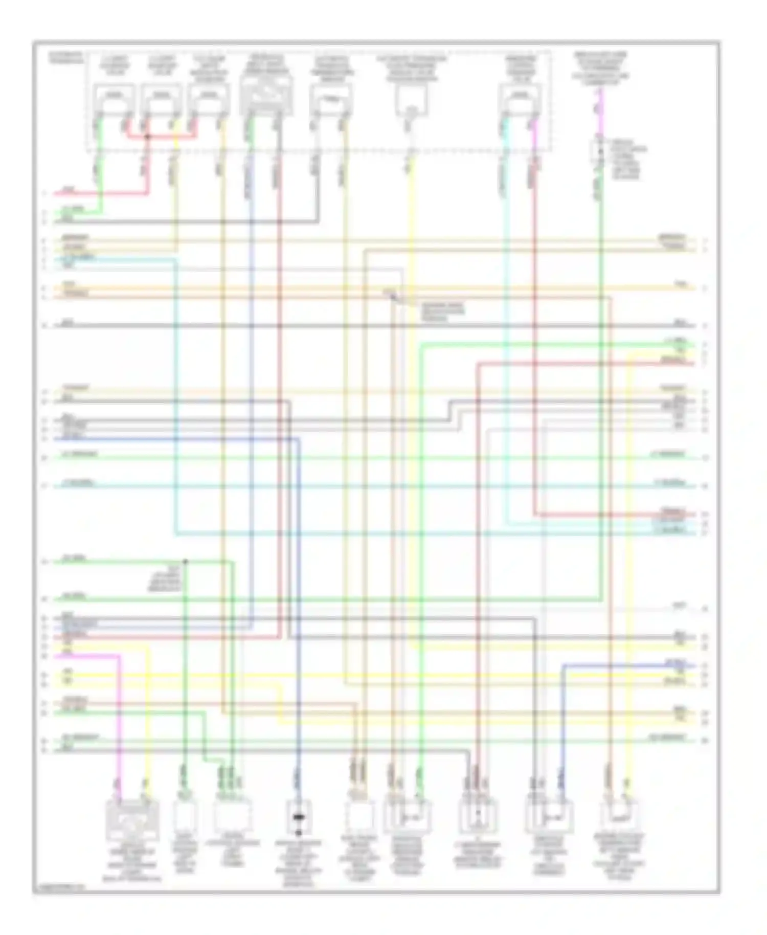 Impala Chevrolet VIII (1999-2006): Wiring diagram engine performance 3.4l vin e (2 of 4)