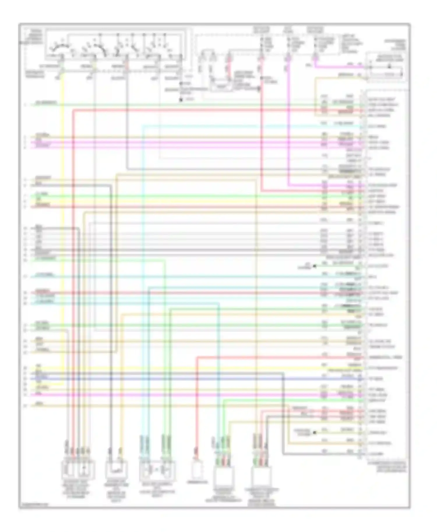 Impala Chevrolet VIII (1999-2006): Wiring diagram engine performance 3.4l vin e (4 of 4)