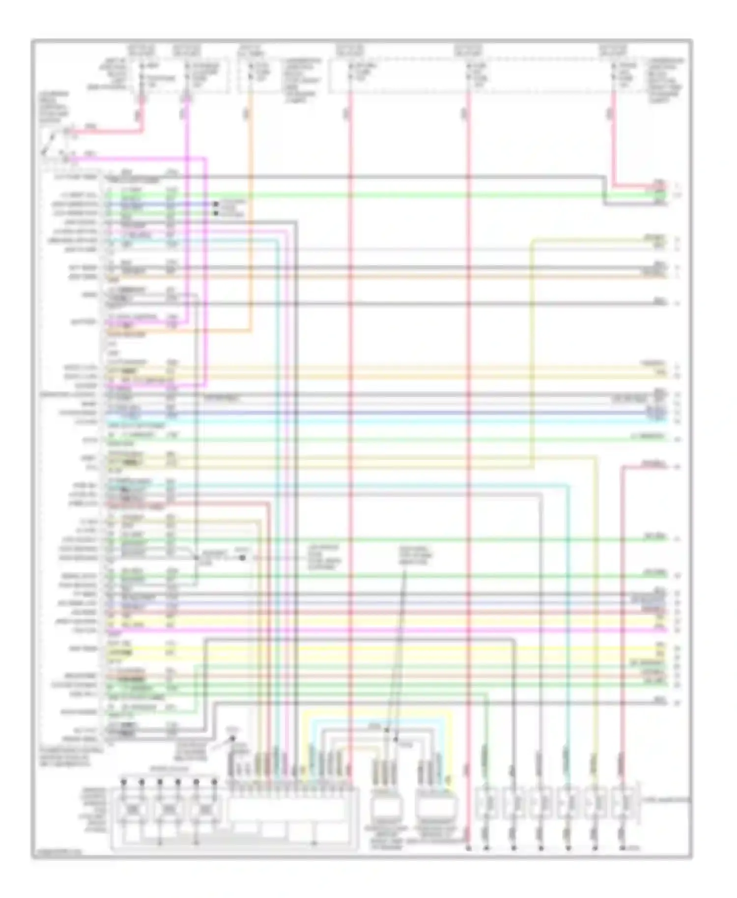 Impala Chevrolet VIII (1999-2006): Wiring diagram engine performance 3.8l vin 1 (1 of 4)