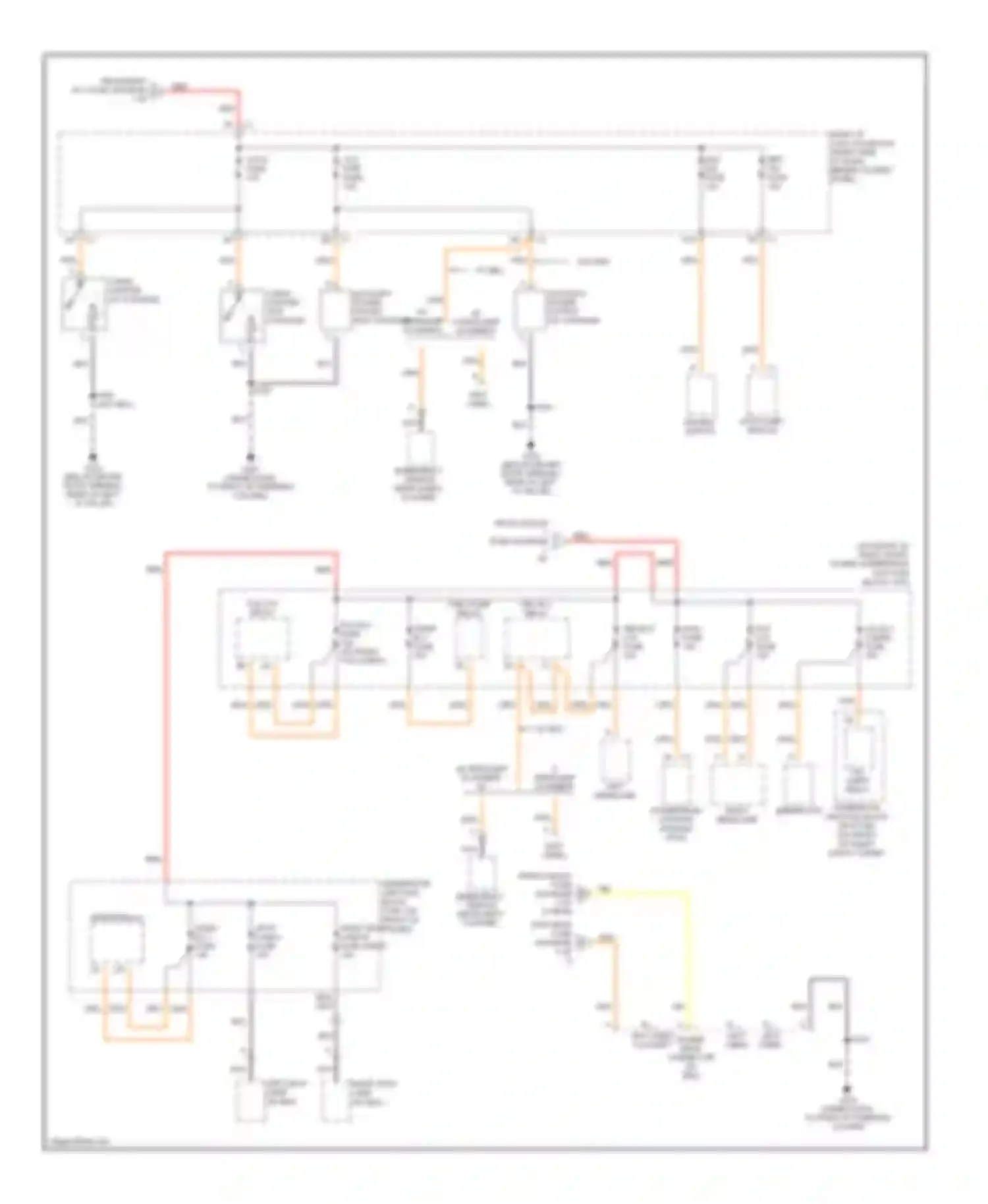 Impala Chevrolet VIII (1999-2006): Power distribution circuit (5 of 5)