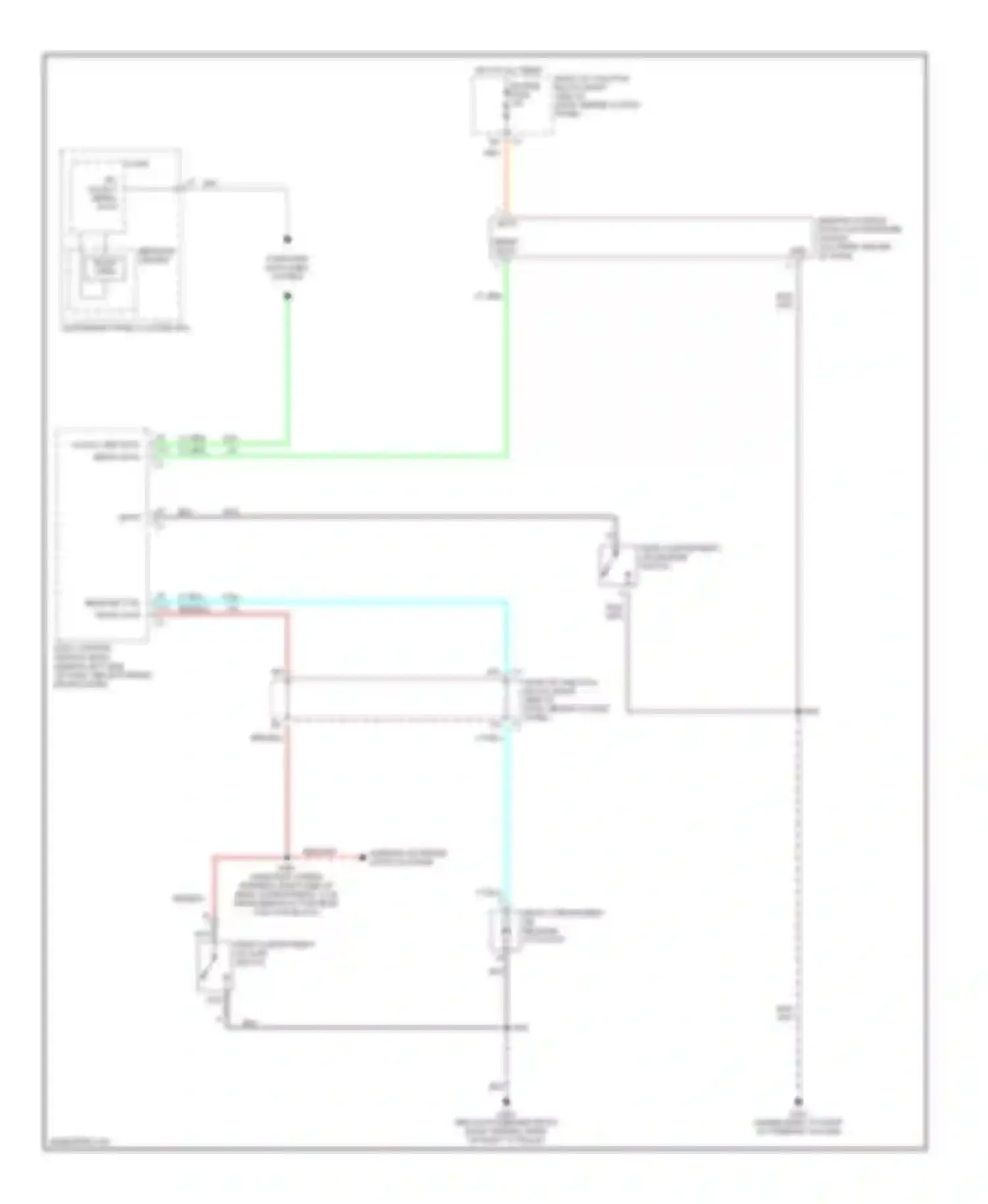 Impala Chevrolet VIII (1999-2006): Trunk release circuit